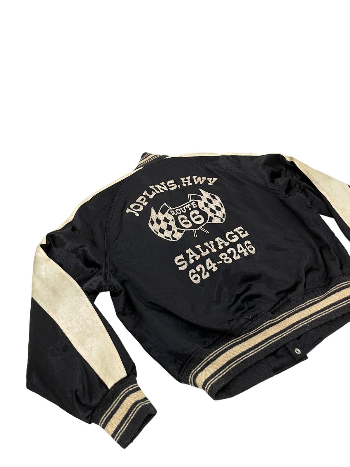 Sugar Cane Rayon Varsity Jacket Style Eyes Sugar Cane Snap On 4🟩8 Size US M / EU 48-50 / 2 - 2 Thumbnail