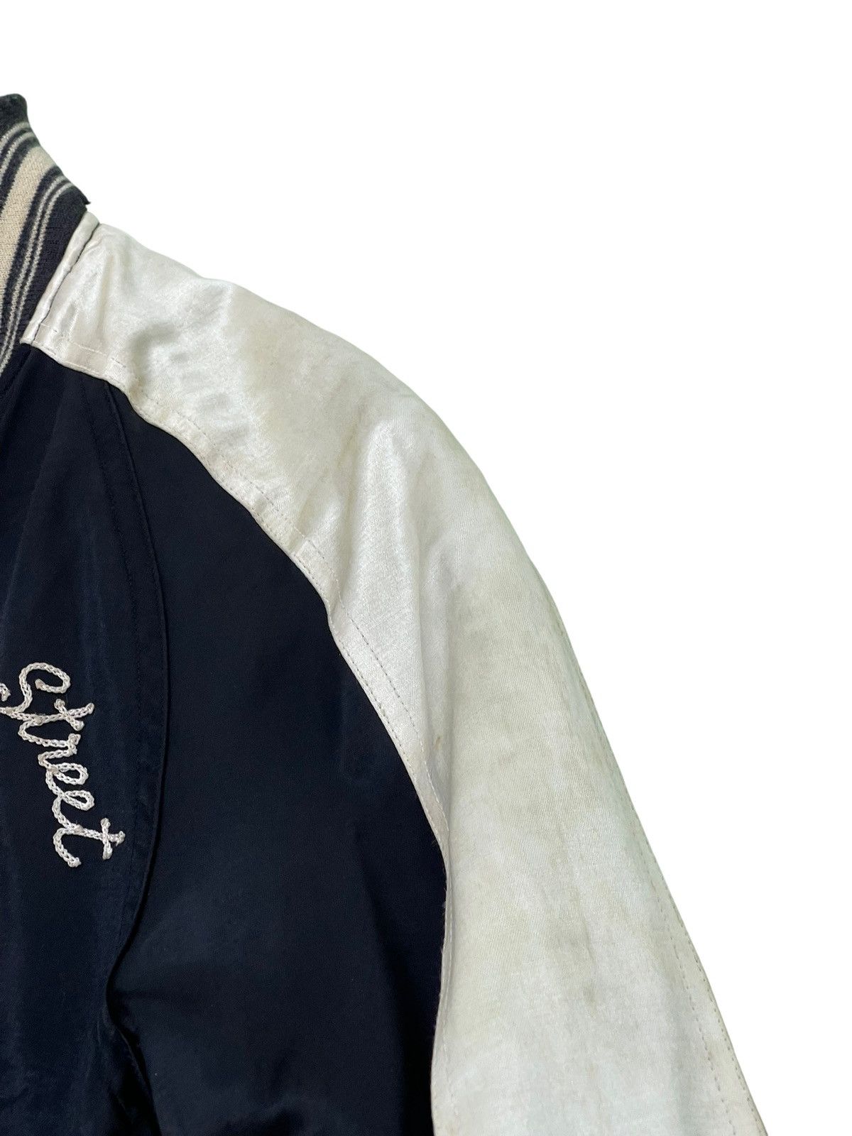 Sugar Cane Rayon Varsity Jacket Style Eyes Sugar Cane Snap On 4🟩8 Size US M / EU 48-50 / 2 - 16 Thumbnail