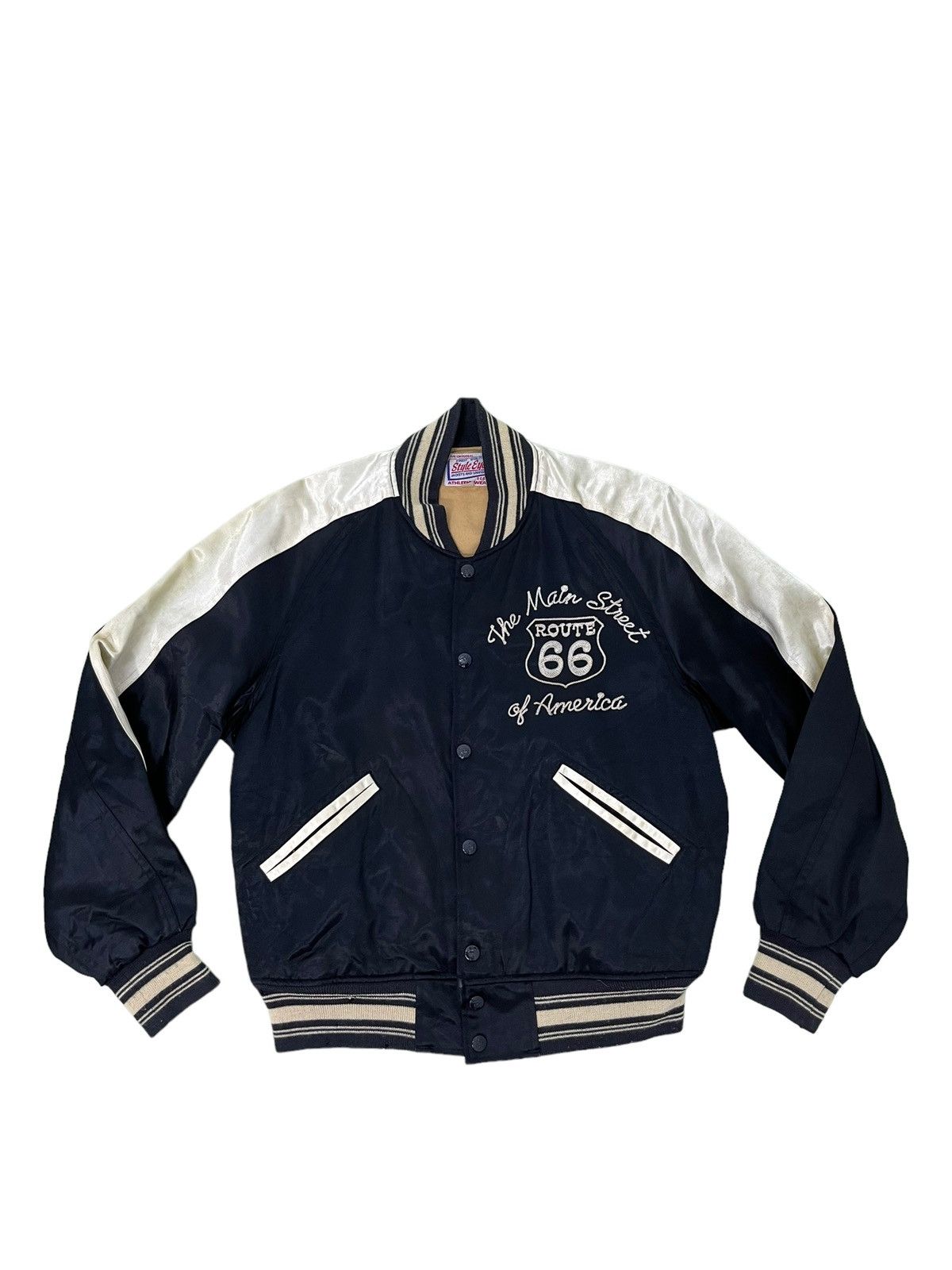 Sugar Cane Rayon Varsity Jacket Style Eyes Sugar Cane Snap On 4🟩8 Size US M / EU 48-50 / 2 - 7 Thumbnail