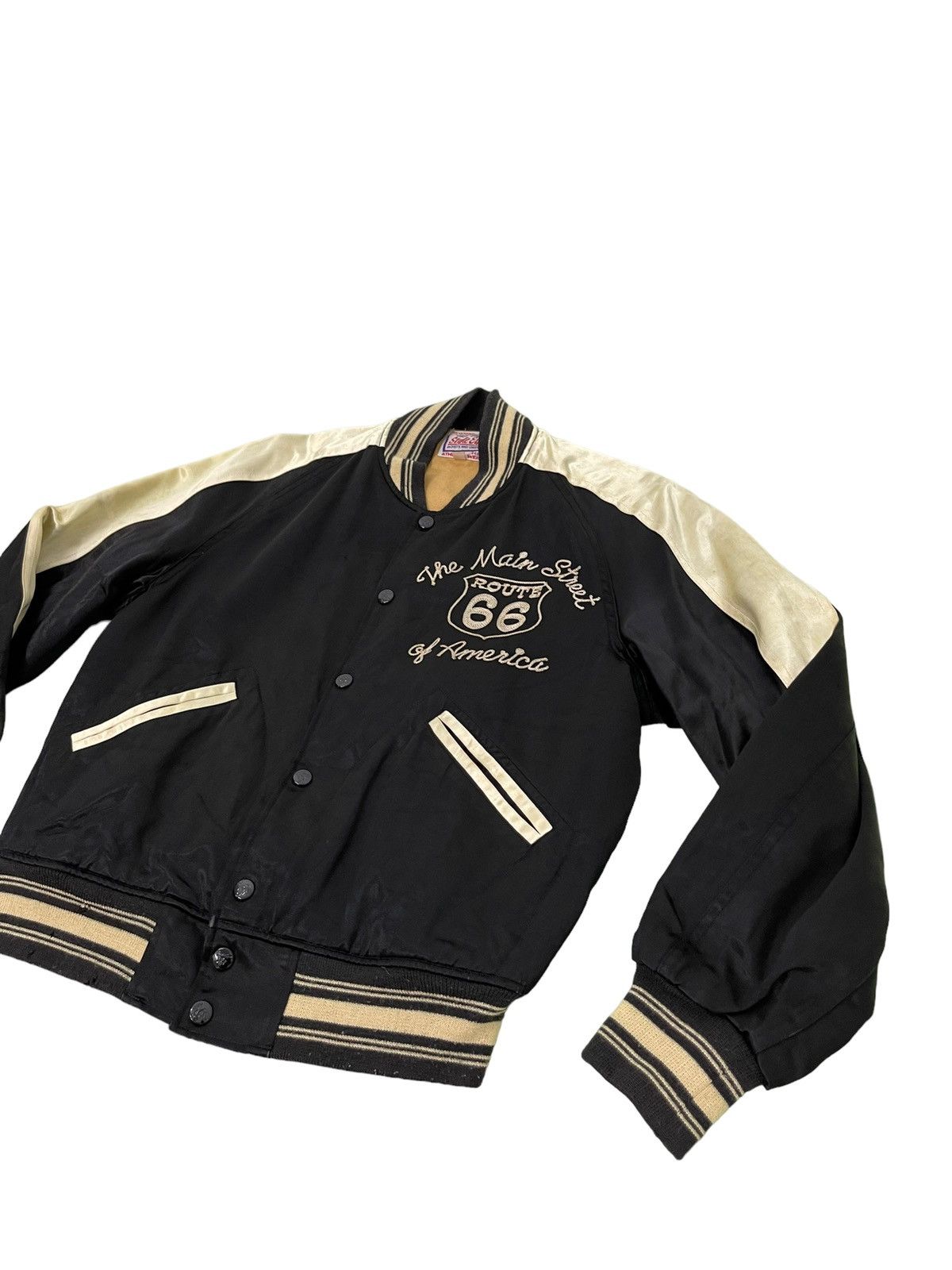 Sugar Cane Rayon Varsity Jacket Style Eyes Sugar Cane Snap On 4🟩8 Size US M / EU 48-50 / 2 - 9 Thumbnail