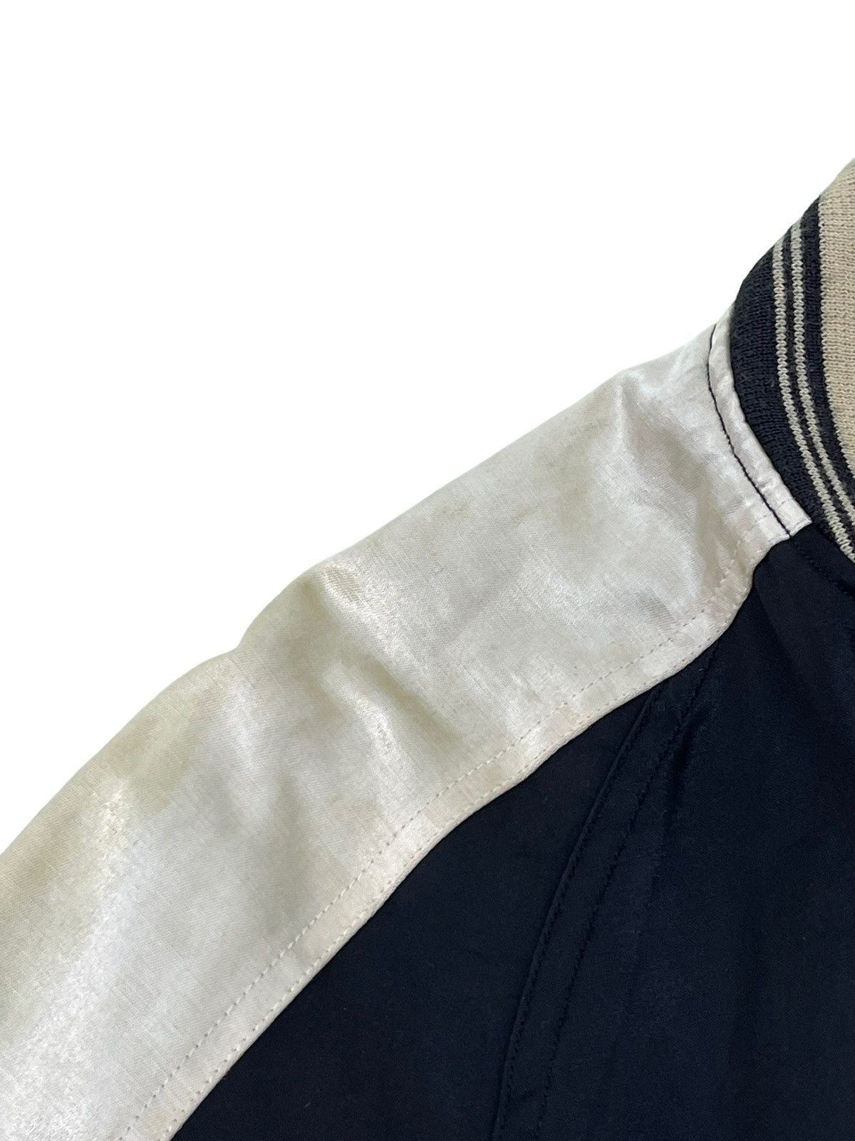 Sugar Cane Rayon Varsity Jacket Style Eyes Sugar Cane Snap On 4🟩8 Size US M / EU 48-50 / 2 - 19 Thumbnail