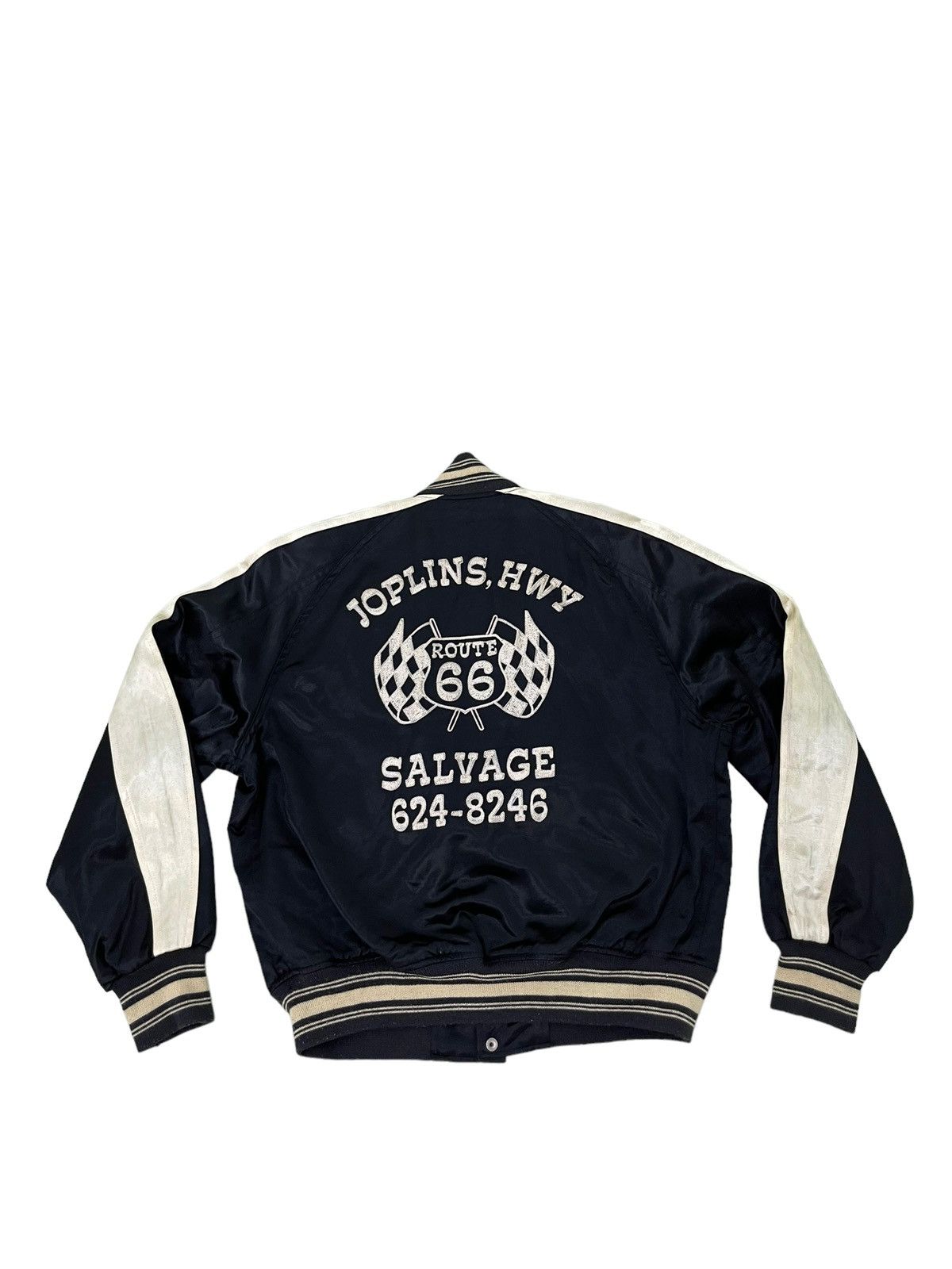 Sugar Cane Rayon Varsity Jacket Style Eyes Sugar Cane Snap On 4🟩8 Size US M / EU 48-50 / 2 - 1 Thumbnail
