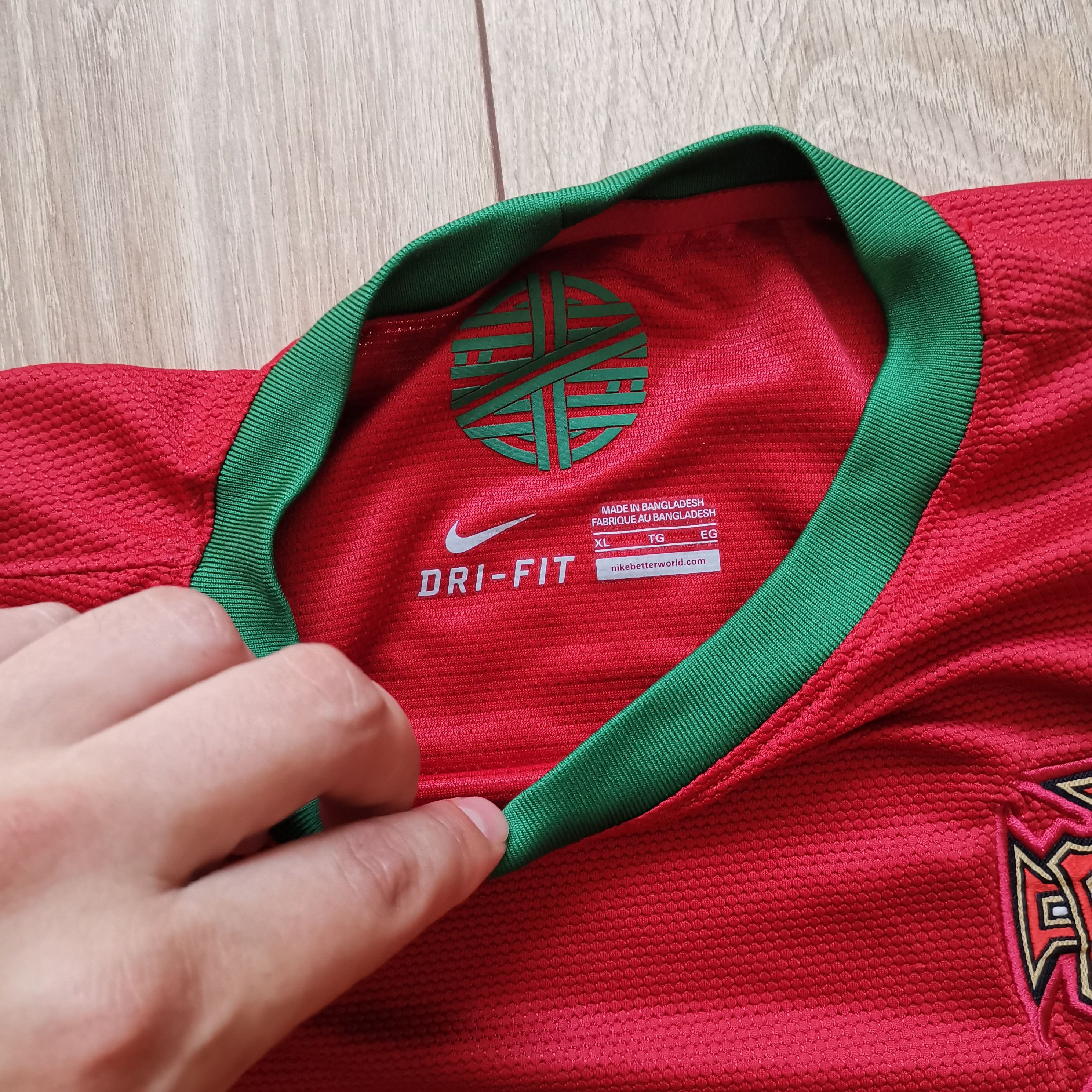 Nike Nike Portugal 2012 2014 home soccer jersey football shirt Size US XL / EU 56 / 4 - 4 Thumbnail