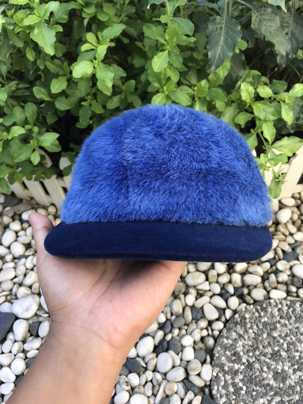 Japanese Brand AUTHENTIC FAUX FUR SHORT BRIM VELVET CAP HAT Size ONE SIZE - 1 Thumbnail