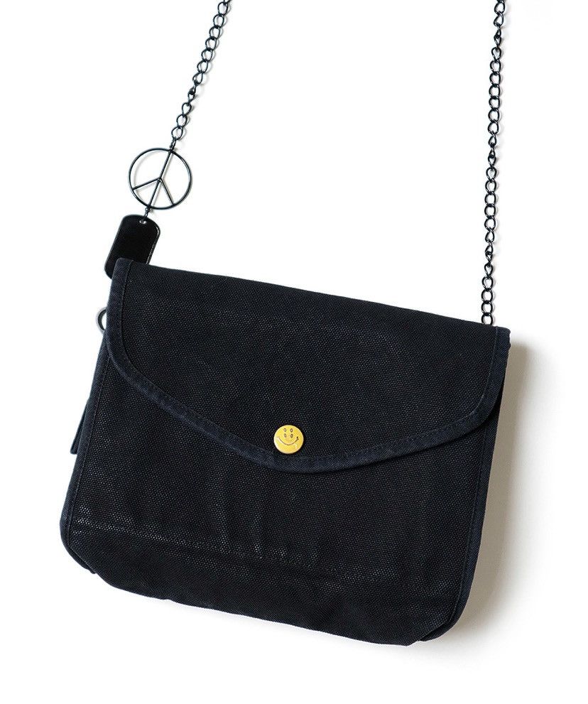 KAPITAL - キャンバス ARMYランチBOX BAG（小） - BLUE NEON
