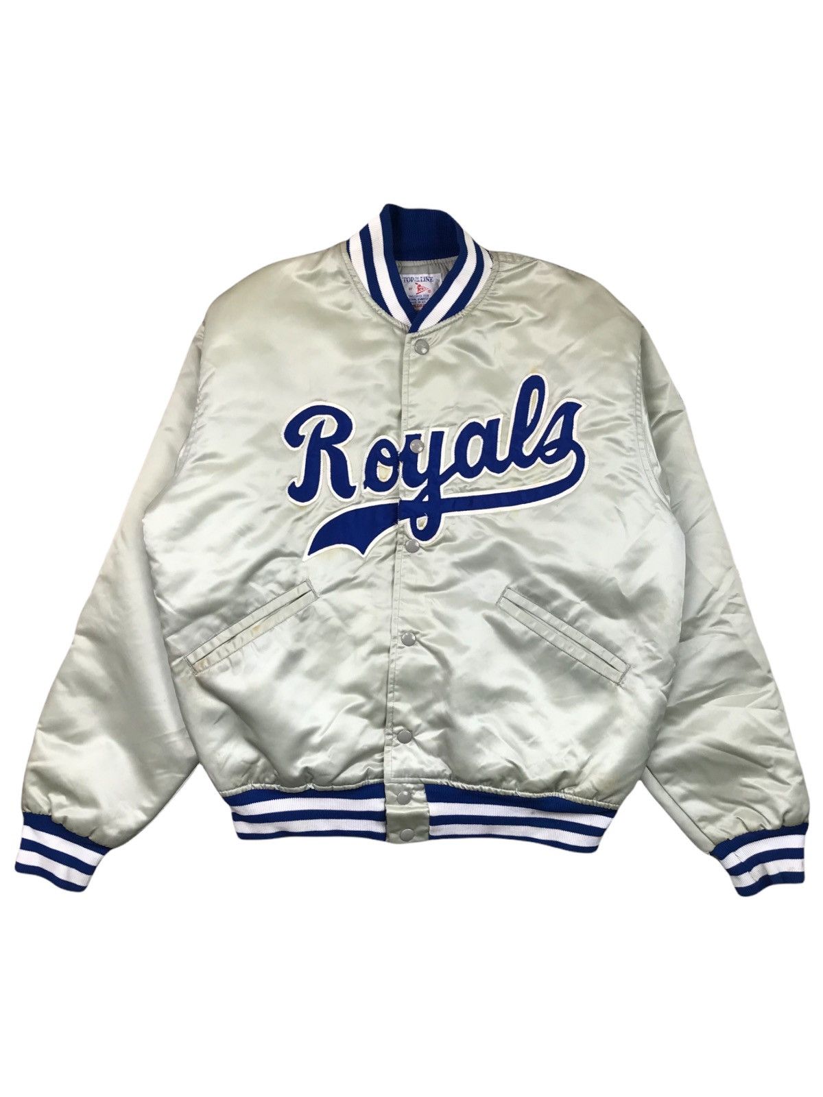 MLB × Vintage 🔥VINTAGE 80s KANSAS CITY ROYALS MLB STARTER SATIN FELCO Size US M / EU 48-50 / 2 - 1 Thumbnail