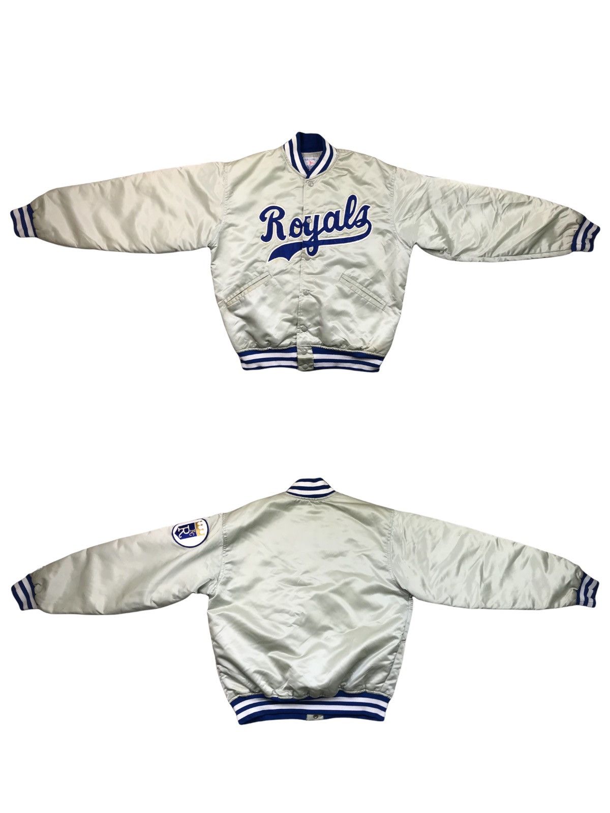 MLB × Vintage 🔥VINTAGE 80s KANSAS CITY ROYALS MLB STARTER SATIN FELCO Size US M / EU 48-50 / 2 - 3 Thumbnail
