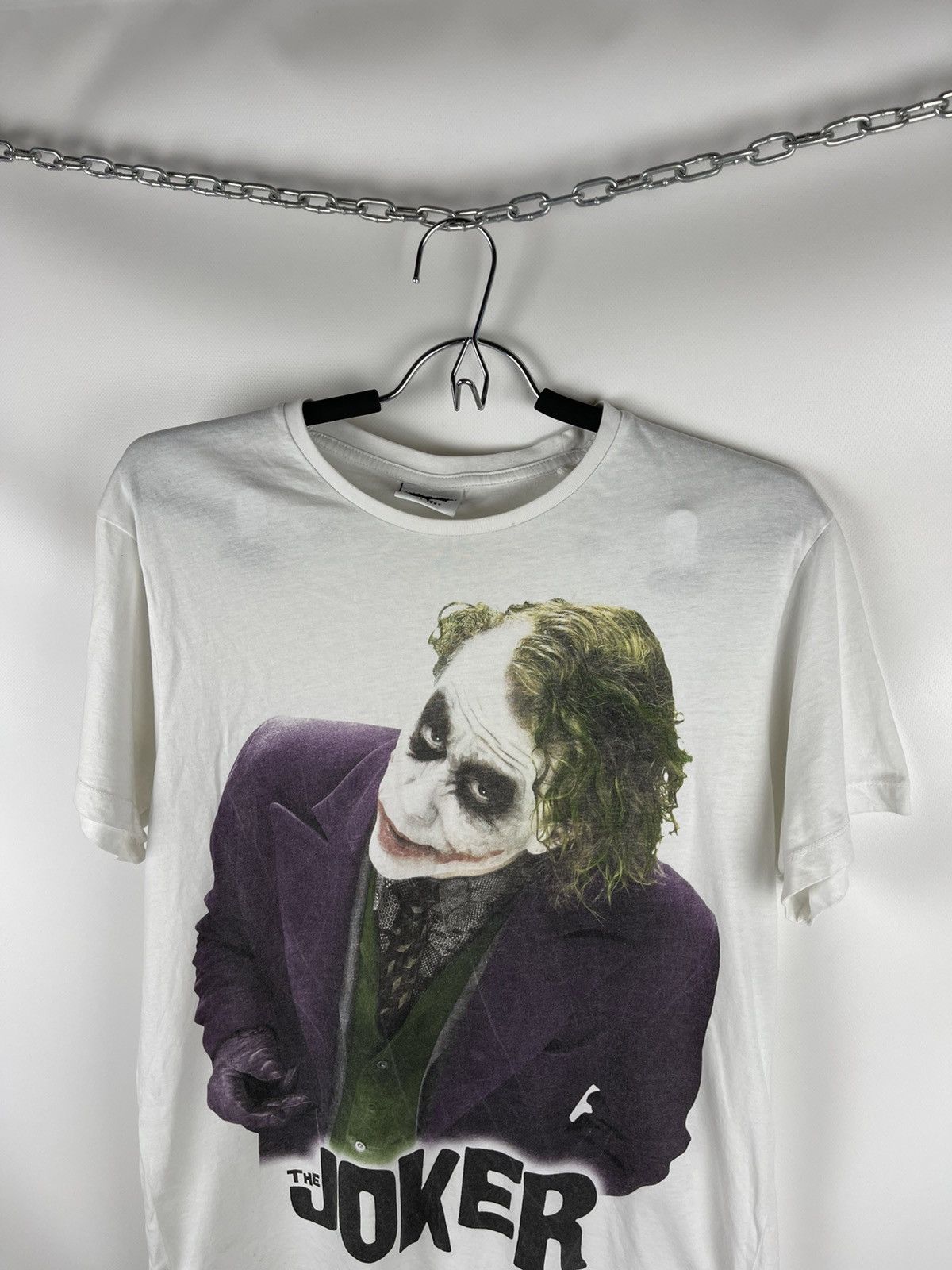 DC Comics Dark knight 2015 the joker Batman big logo tee shirt Size US L / EU 52-54 / 3 - 3 Thumbnail