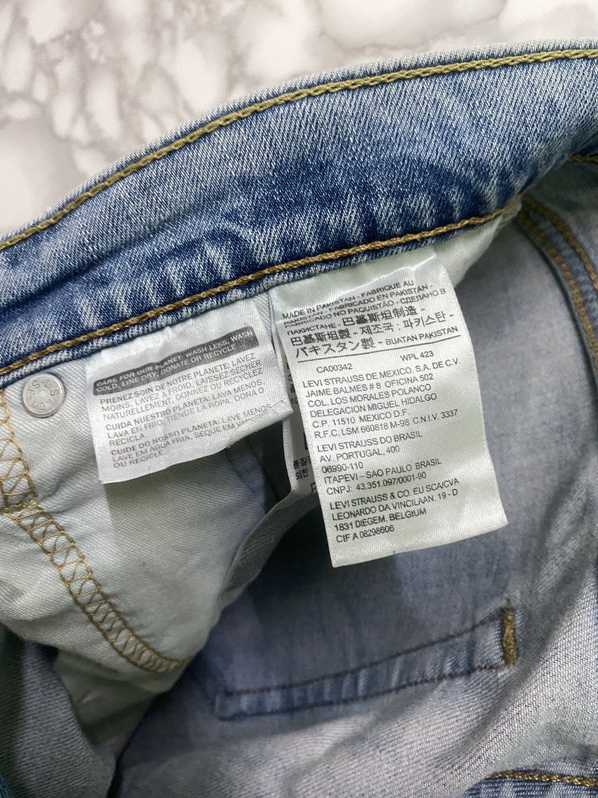 Levi's × Levi's Vintage Clothing Vintage LEVIS 511 Light Wash Jeans - L8 Size US 31 - 18 Thumbnail