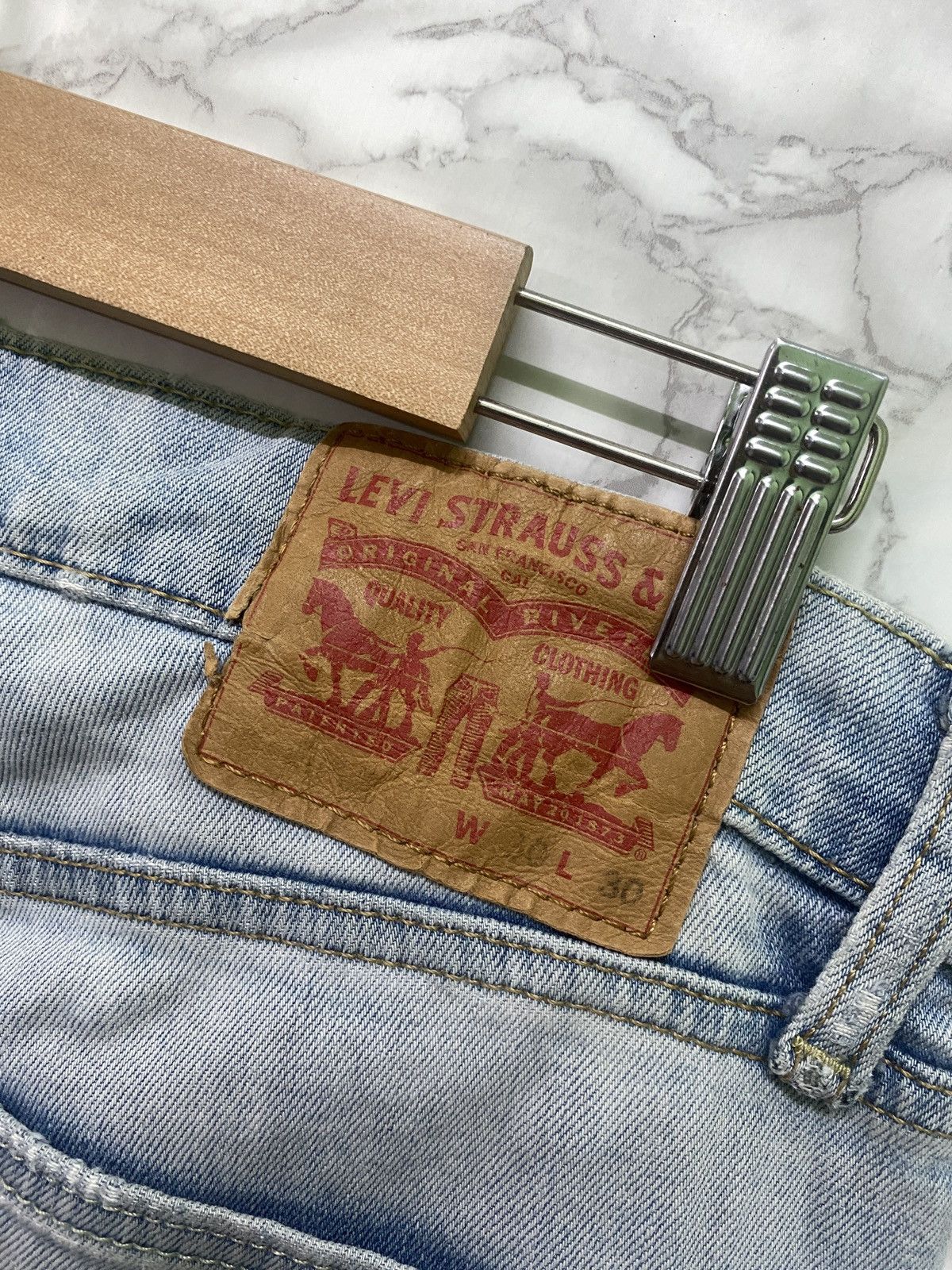Levi's × Levi's Vintage Clothing Vintage LEVIS 511 Light Wash Jeans - L8 Size US 31 - 16 Thumbnail