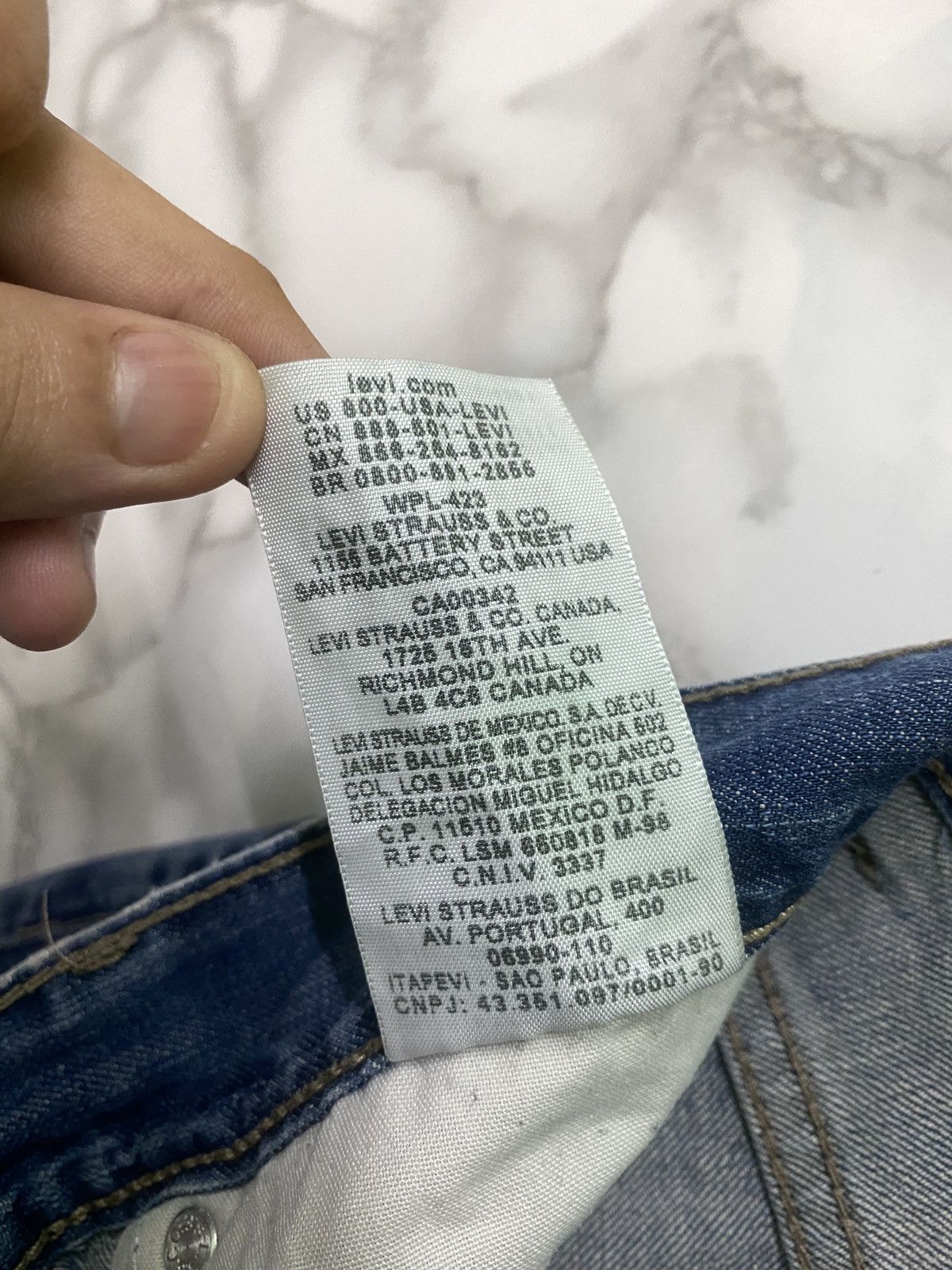 Levi's Vintage LEVIS 505 Blue Slim Distressed Jeans - L7 Size US 26 / EU 42 - 17 Thumbnail