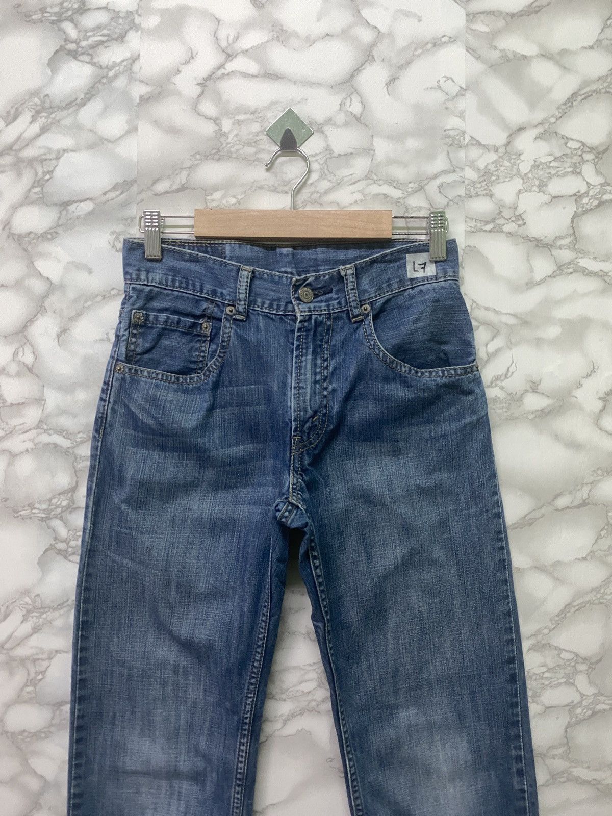 Levi's Vintage LEVIS 505 Blue Slim Distressed Jeans - L7 Size US 26 / EU 42 - 3 Thumbnail