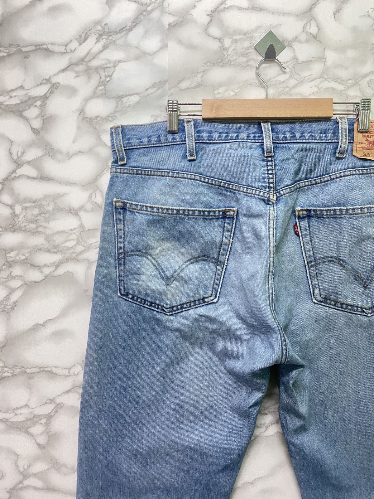 Levi's × Vintage Vintage LEVIS 505 Regular Fit jeans -L3 Size US 38 / EU 54 - 12 Thumbnail