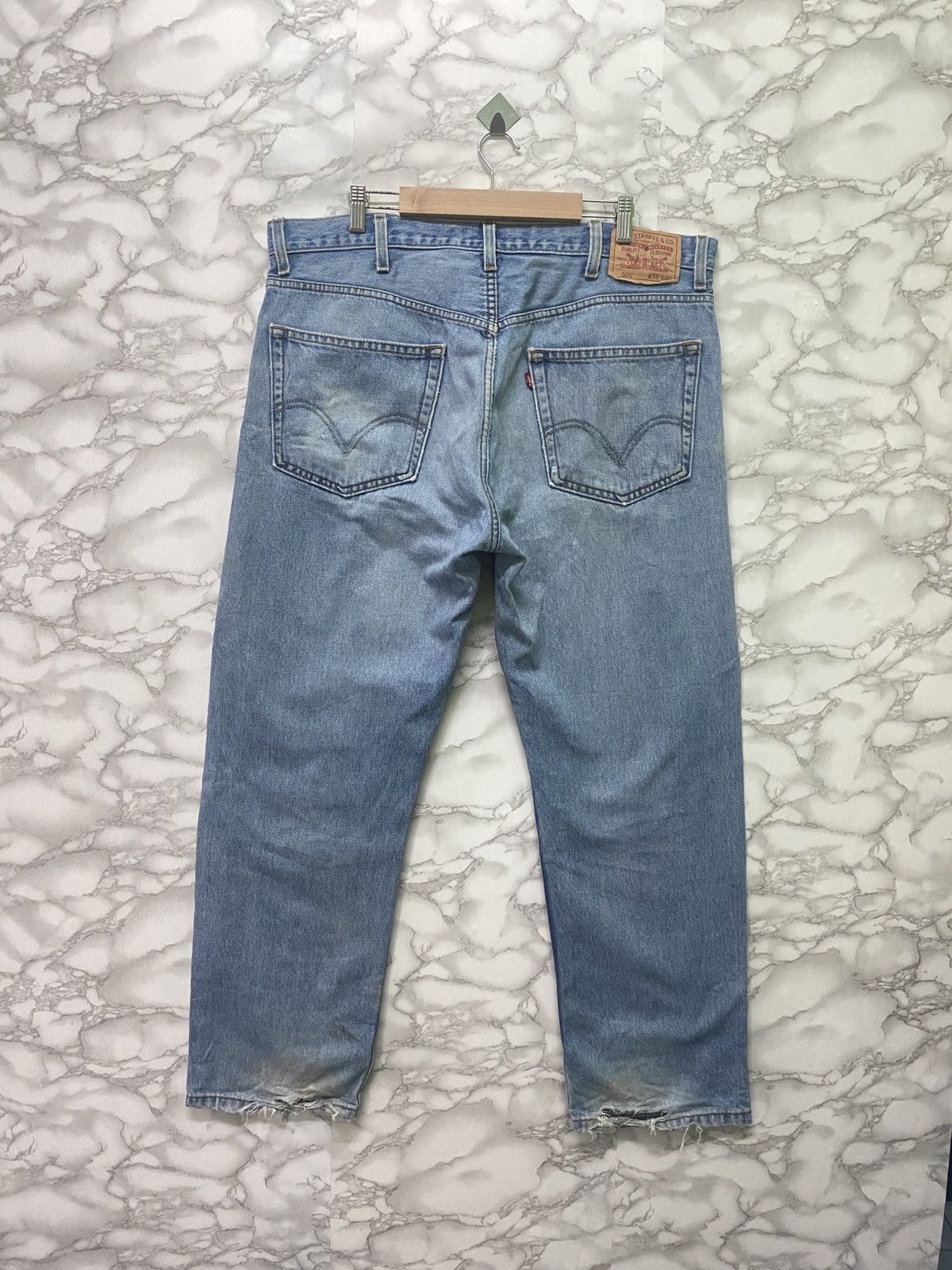 Levi's × Vintage Vintage LEVIS 505 Regular Fit jeans -L3 Size US 38 / EU 54 - 2 Thumbnail