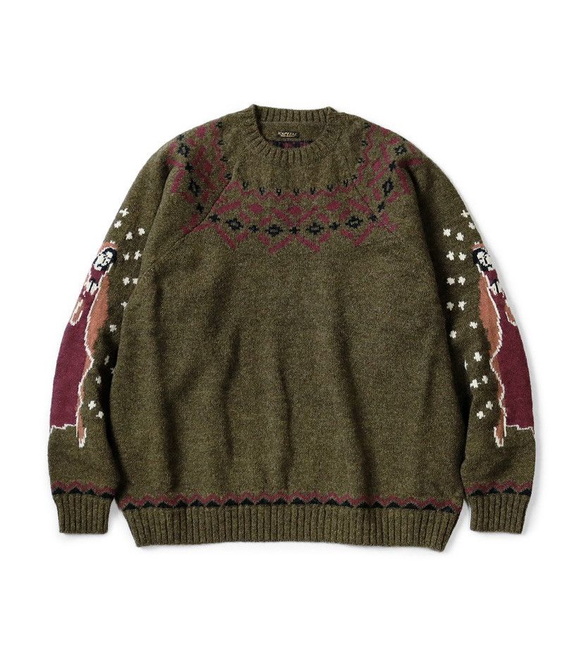 Kapital Kapital 5G wool Maria Nordic sweater size 3 Size US L / EU 52-54 / 3 - 1 Thumbnail