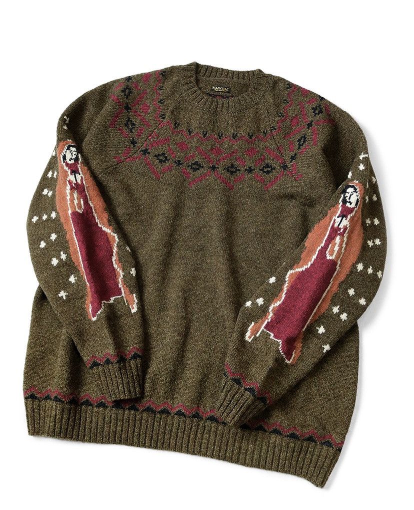 Kapital Kapital 5G wool Maria Nordic sweater size 3 Size US L / EU 52-54 / 3 - 6 Thumbnail