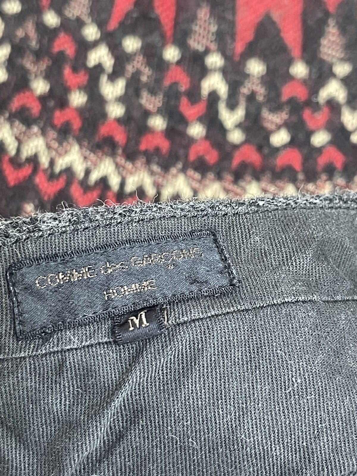 Comme des Garcons Vtg 90s CdgH Damaged Wool Wide Trouser 3🟦1 Size US 30 / EU 46 - 11 Thumbnail