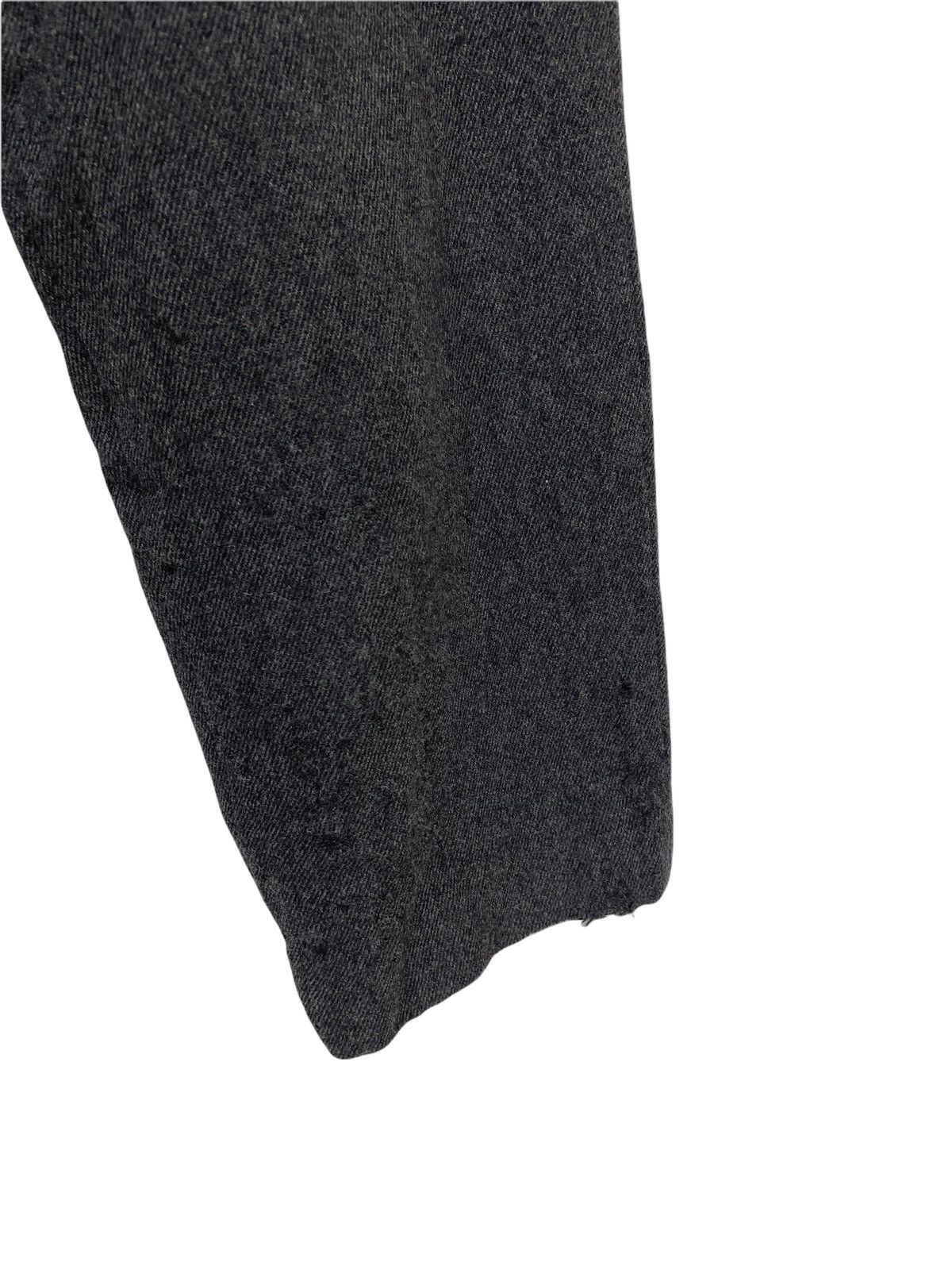 Comme des Garcons Vtg 90s CdgH Damaged Wool Wide Trouser 3🟦1 Size US 30 / EU 46 - 7 Thumbnail