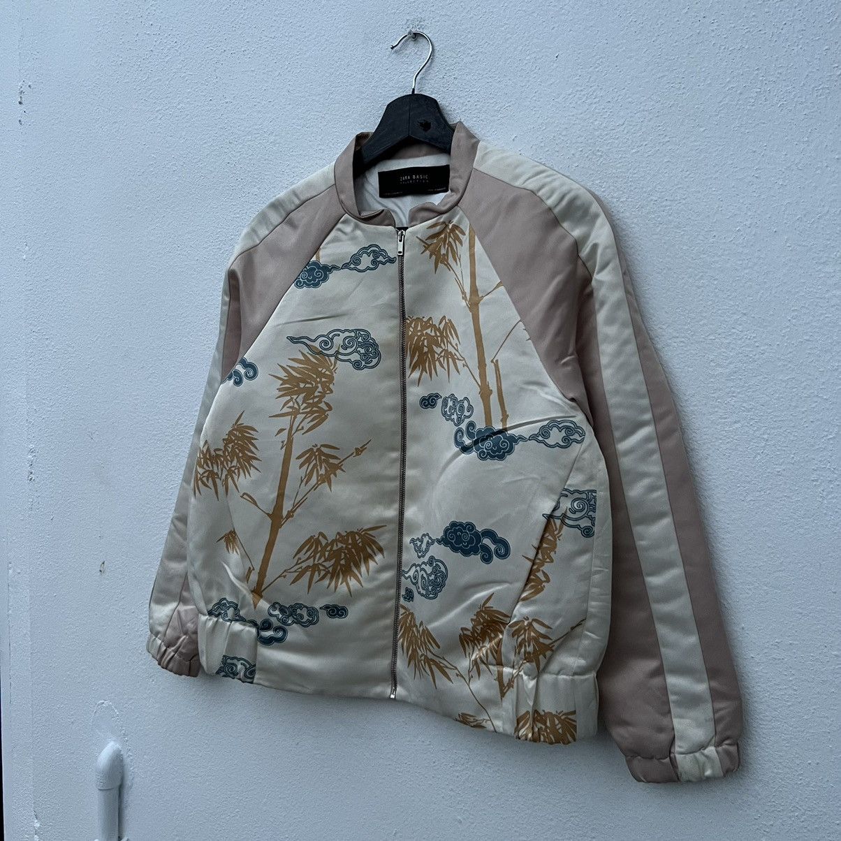Japanese Brand RARE BIG LOGO SUKAJAN JACKET ZARA BASIC COLLECTION Size US M / EU 48-50 / 2 - 3 Thumbnail
