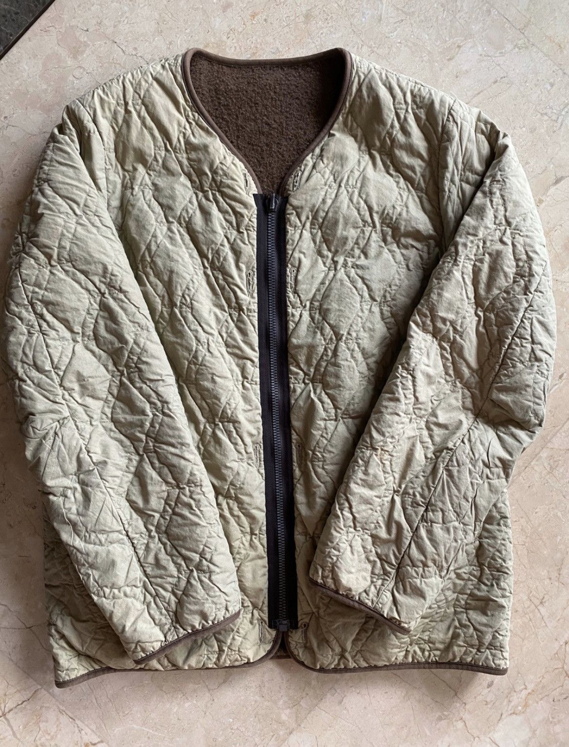 image of Visvim 17Ss Ict Iris Liner Jkt Lt.green in Lt Green, Men's (Size XL)