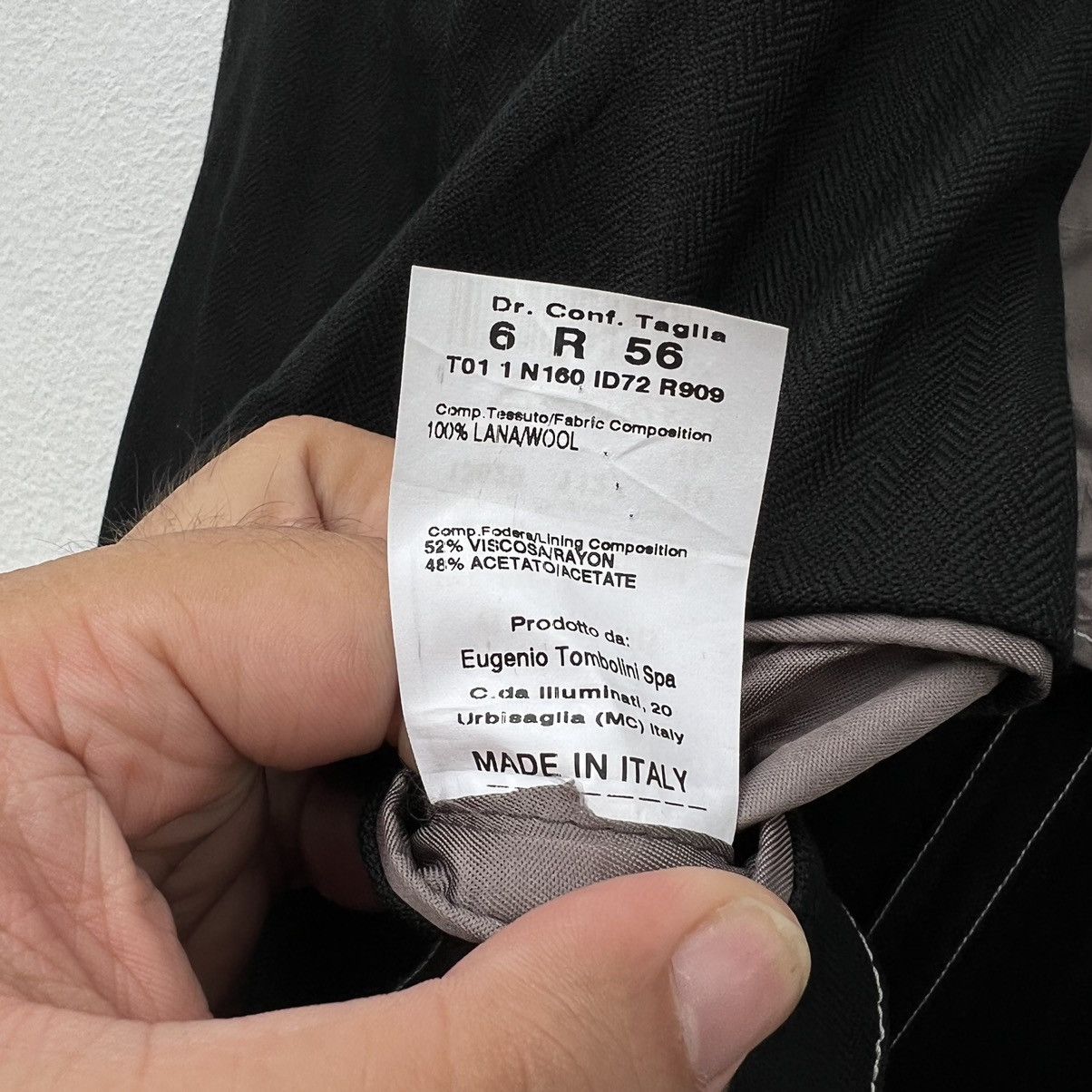 Vintage CASUAL JACKET DOUBLE BREAST EUGENIO TOMBOLINI MADE IN ITALY Size US L / EU 52-54 / 3 - 14 Thumbnail