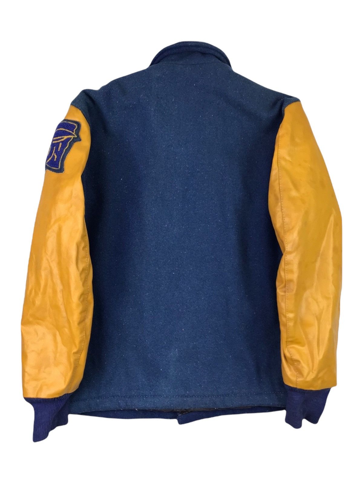 Delong 🔥Vintage 80’s DeLong Varsity Leather Jacket Size US M / EU 48-50 / 2 - 2 Thumbnail