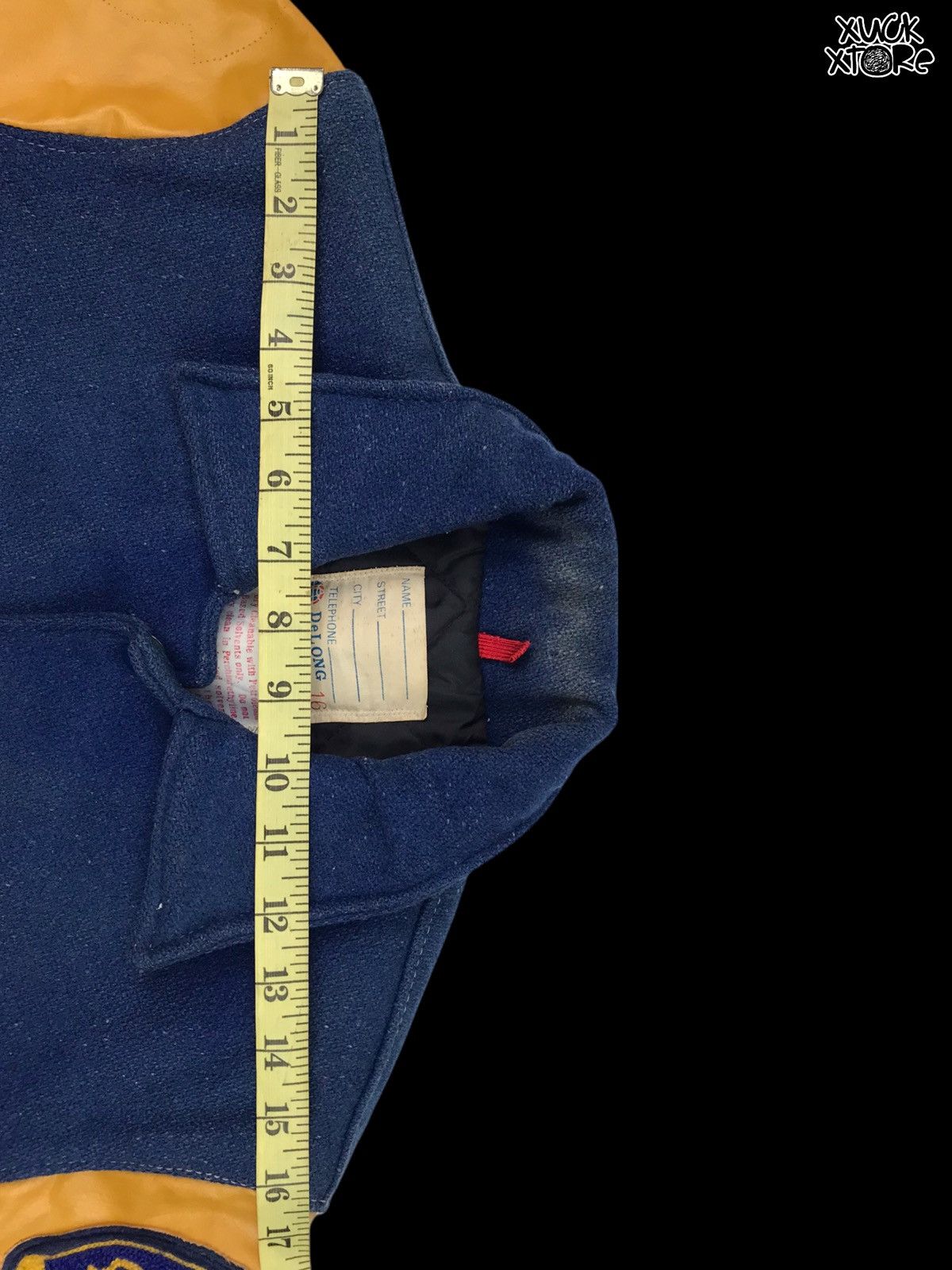 Delong 🔥Vintage 80’s DeLong Varsity Leather Jacket Size US M / EU 48-50 / 2 - 17 Thumbnail