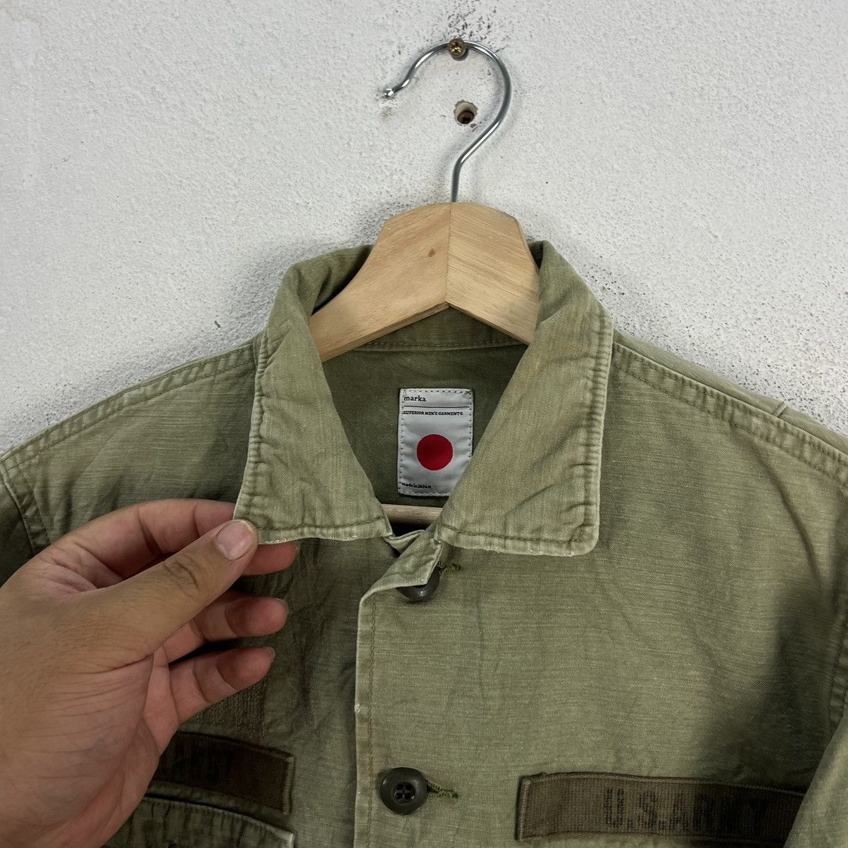 Japanese Brand RARE MARKA MADE IN JAPAN SHIRTS FULL PATCHES MILITARY STYLE Size US M / EU 48-50 / 2 - 8 Thumbnail