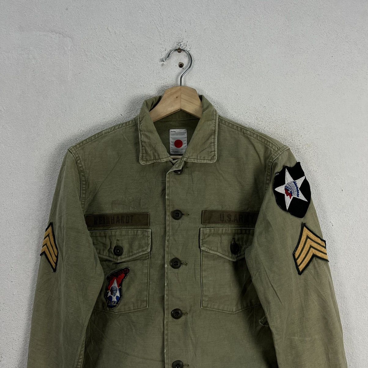 Japanese Brand RARE MARKA MADE IN JAPAN SHIRTS FULL PATCHES MILITARY STYLE Size US M / EU 48-50 / 2 - 3 Thumbnail