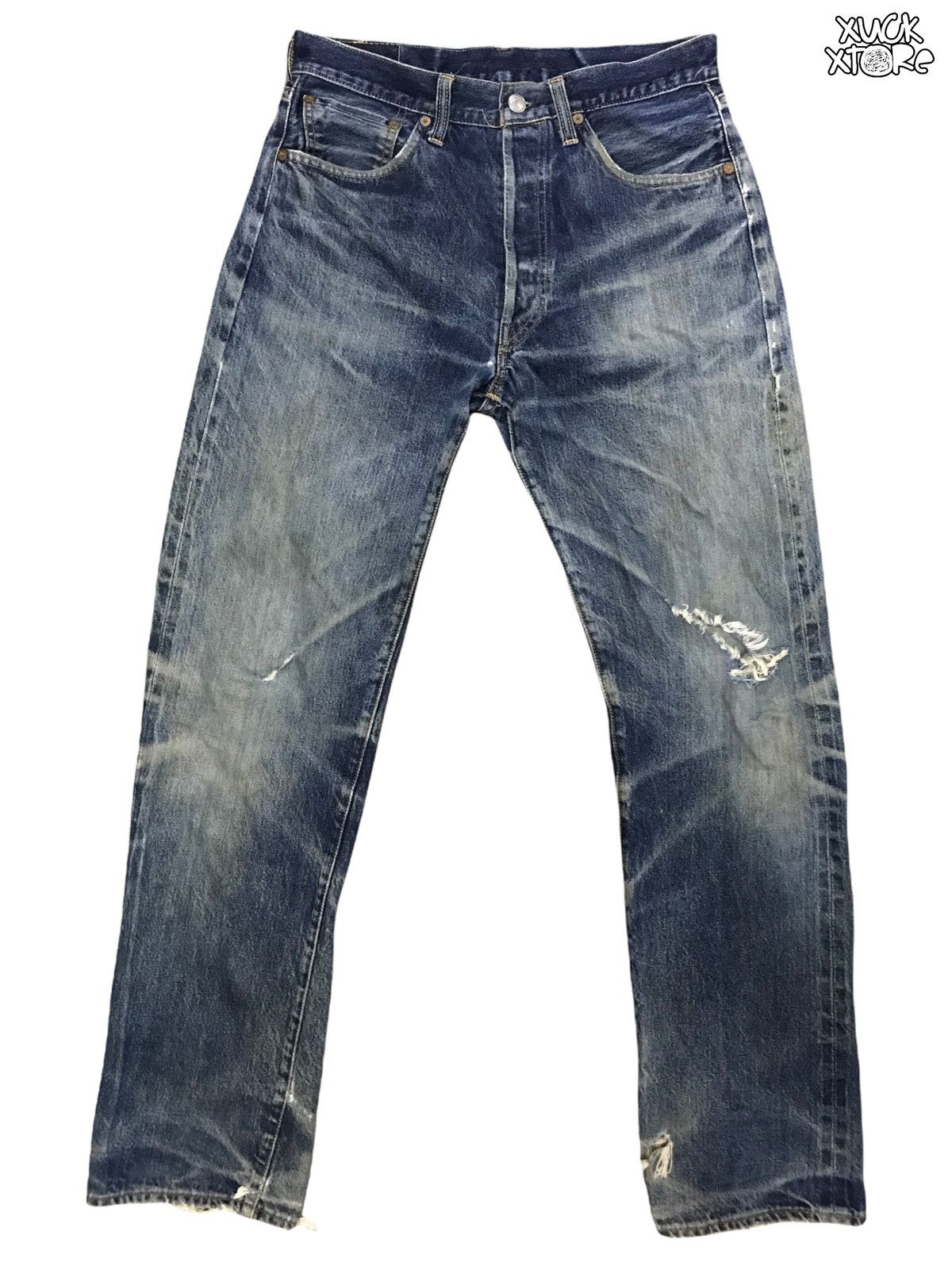 Levi's Vintage Clothing Vintage LEVIS 501 XX BIG E Selvedge 30 Size US 30 / EU 46 - 2 Thumbnail