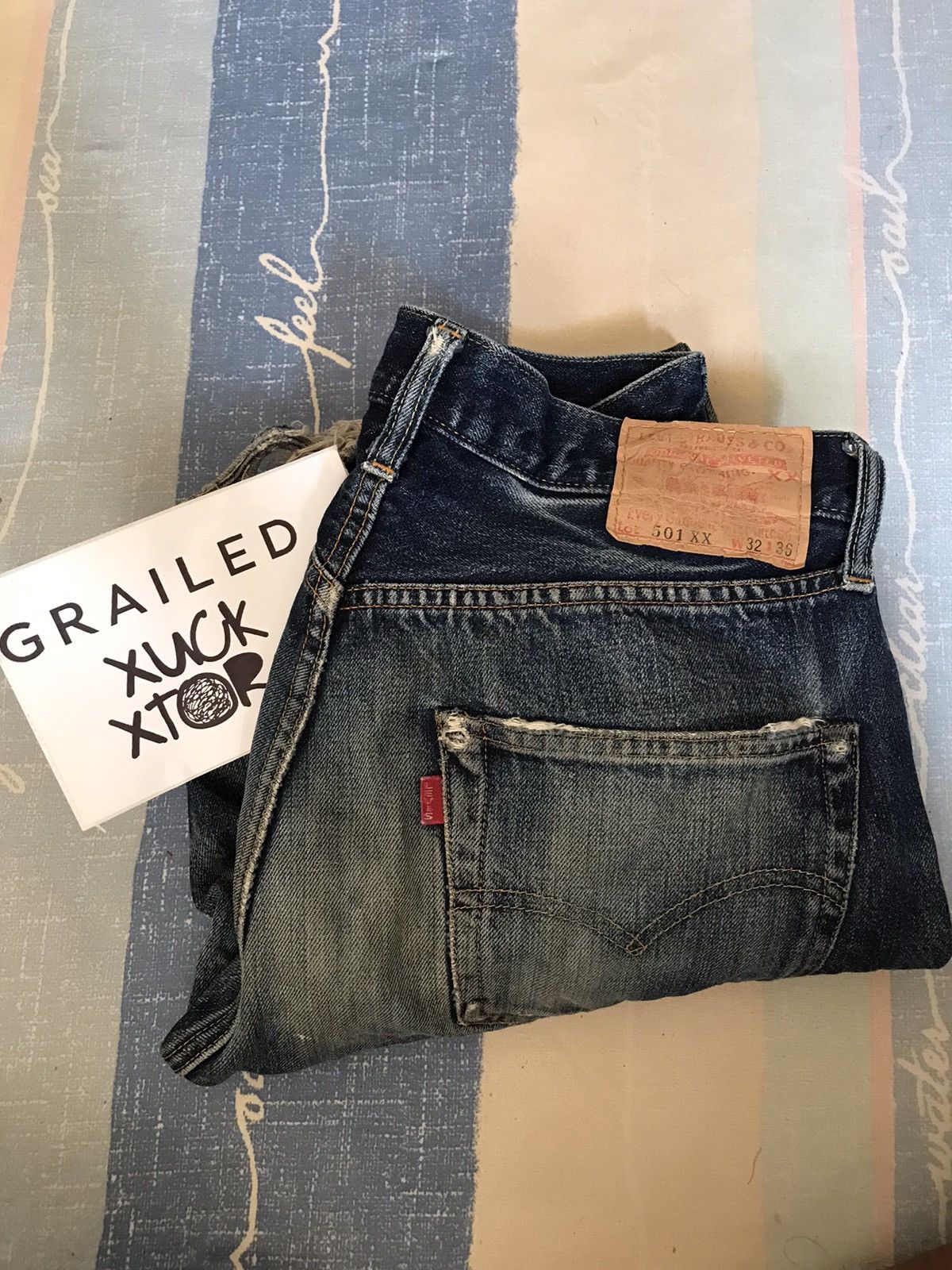 Levi's Vintage Clothing Vintage LEVIS 501 XX BIG E Selvedge 30 Size US 30 / EU 46 - 23 Thumbnail