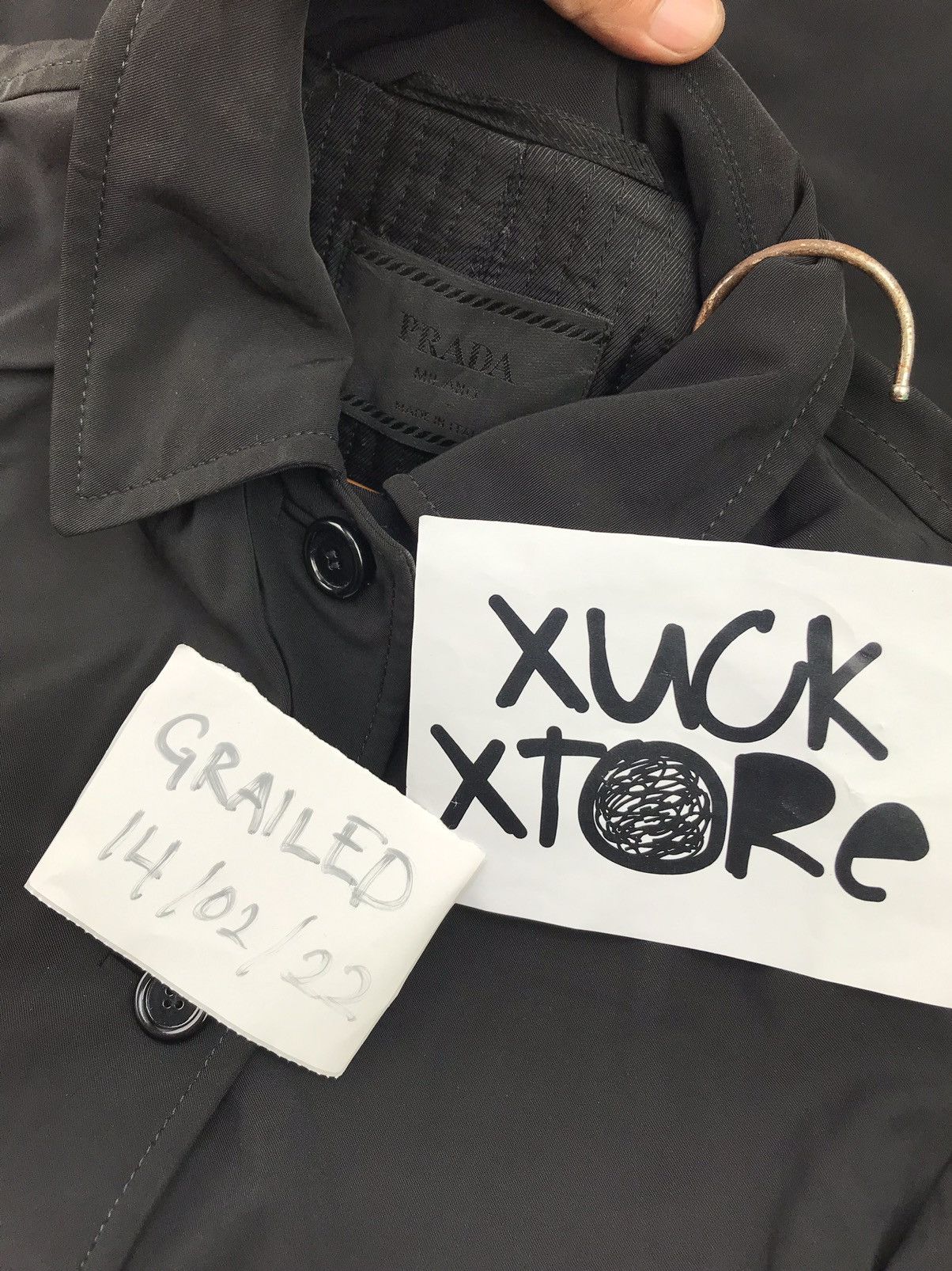 Prada 🔥BESTOFFER🔥VINTAGE PRADA MILANO TRENCH COAT Size US XS / EU 42 / 0 - 22 Thumbnail