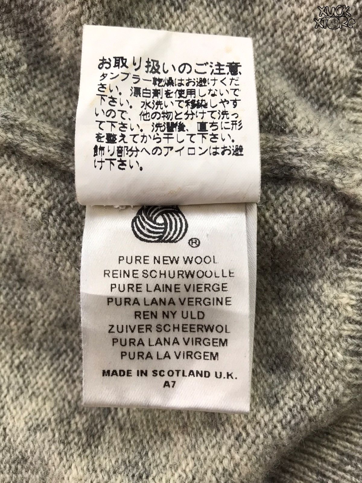 Burberry × Vintage 🔥Vintage Burberrys Sweater Vest V-Neck Lambswool Size US S / EU 44-46 / 1 - 12 Thumbnail
