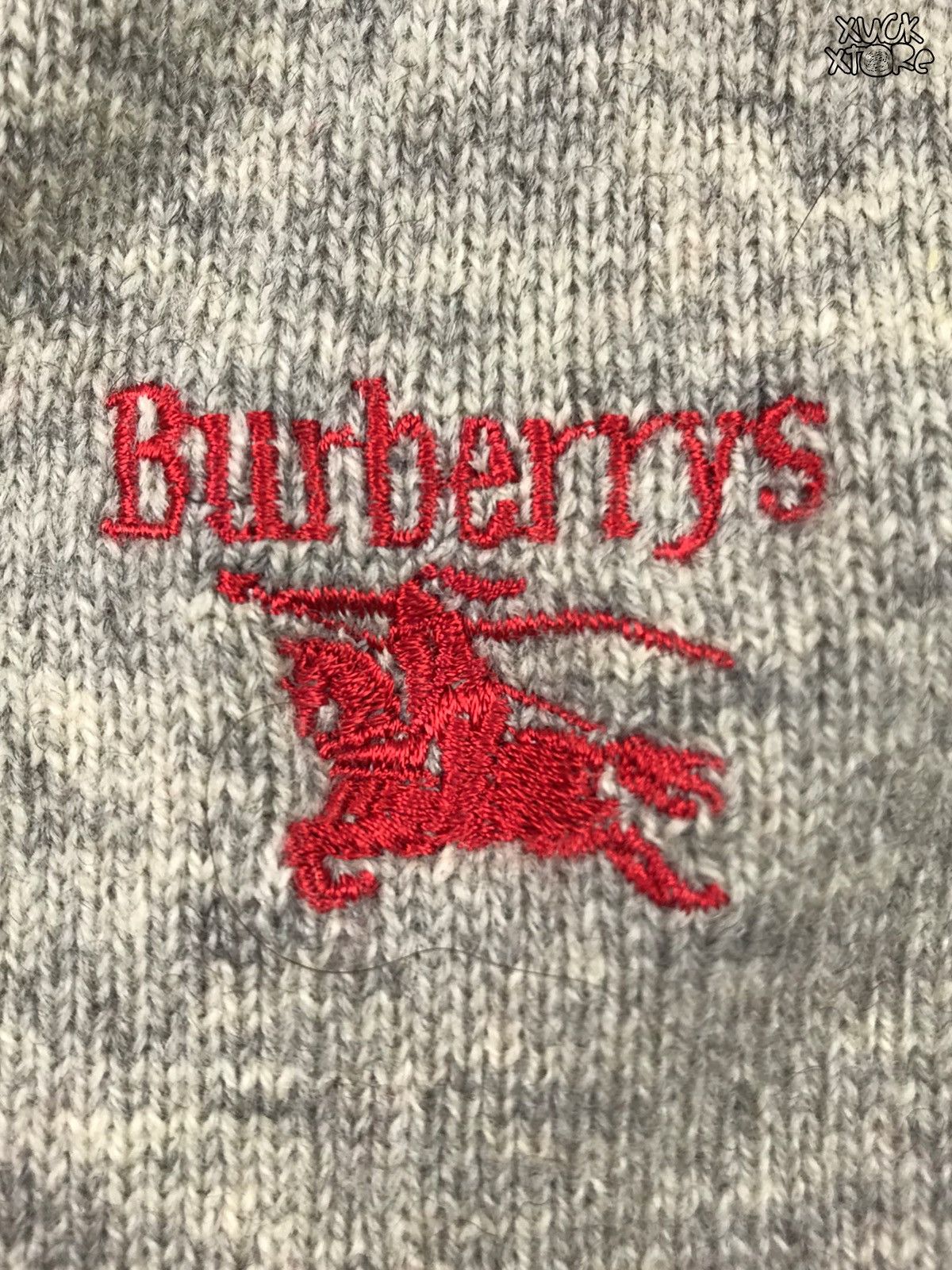 Burberry × Vintage 🔥Vintage Burberrys Sweater Vest V-Neck Lambswool Size US S / EU 44-46 / 1 - 7 Thumbnail