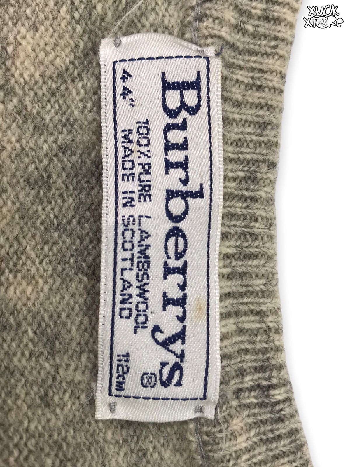 Burberry × Vintage 🔥Vintage Burberrys Sweater Vest V-Neck Lambswool Size US S / EU 44-46 / 1 - 6 Thumbnail