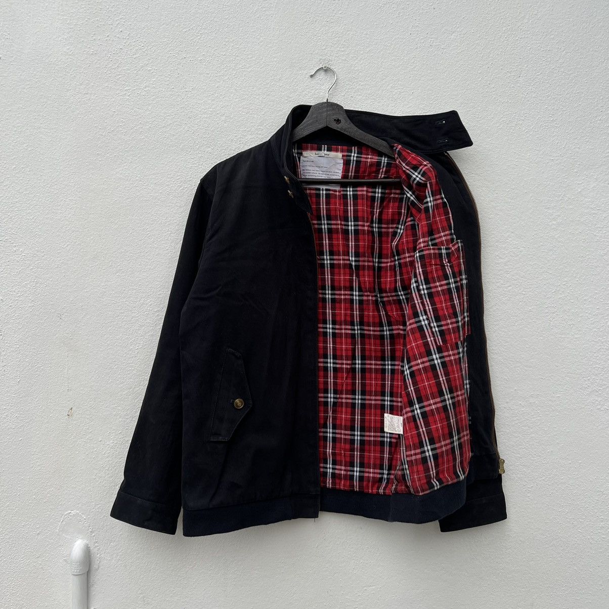 Japanese Brand BOMBER JACKET TARTAN DESIGN LINING HARDCOVER JAPAN Size US XL / EU 56 / 4 - 9 Thumbnail