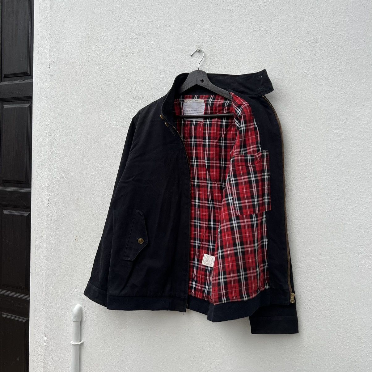 Japanese Brand BOMBER JACKET TARTAN DESIGN LINING HARDCOVER JAPAN Size US XL / EU 56 / 4 - 10 Thumbnail