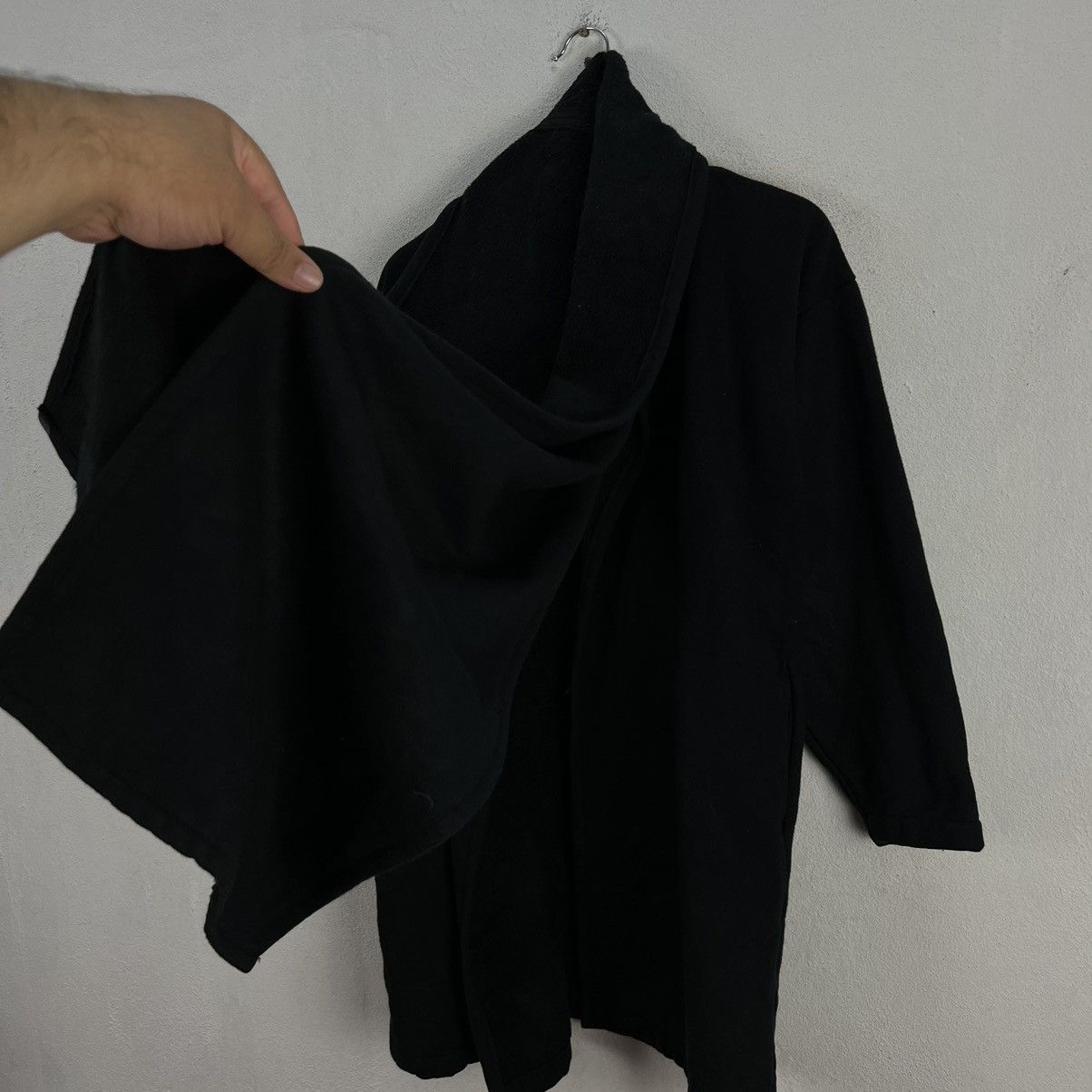 Vintage ICONIC RICH BLACK LONG WOOL JACKET NORMA KAMALI Size M / US 6-8 / IT 42-44 - 5 Thumbnail