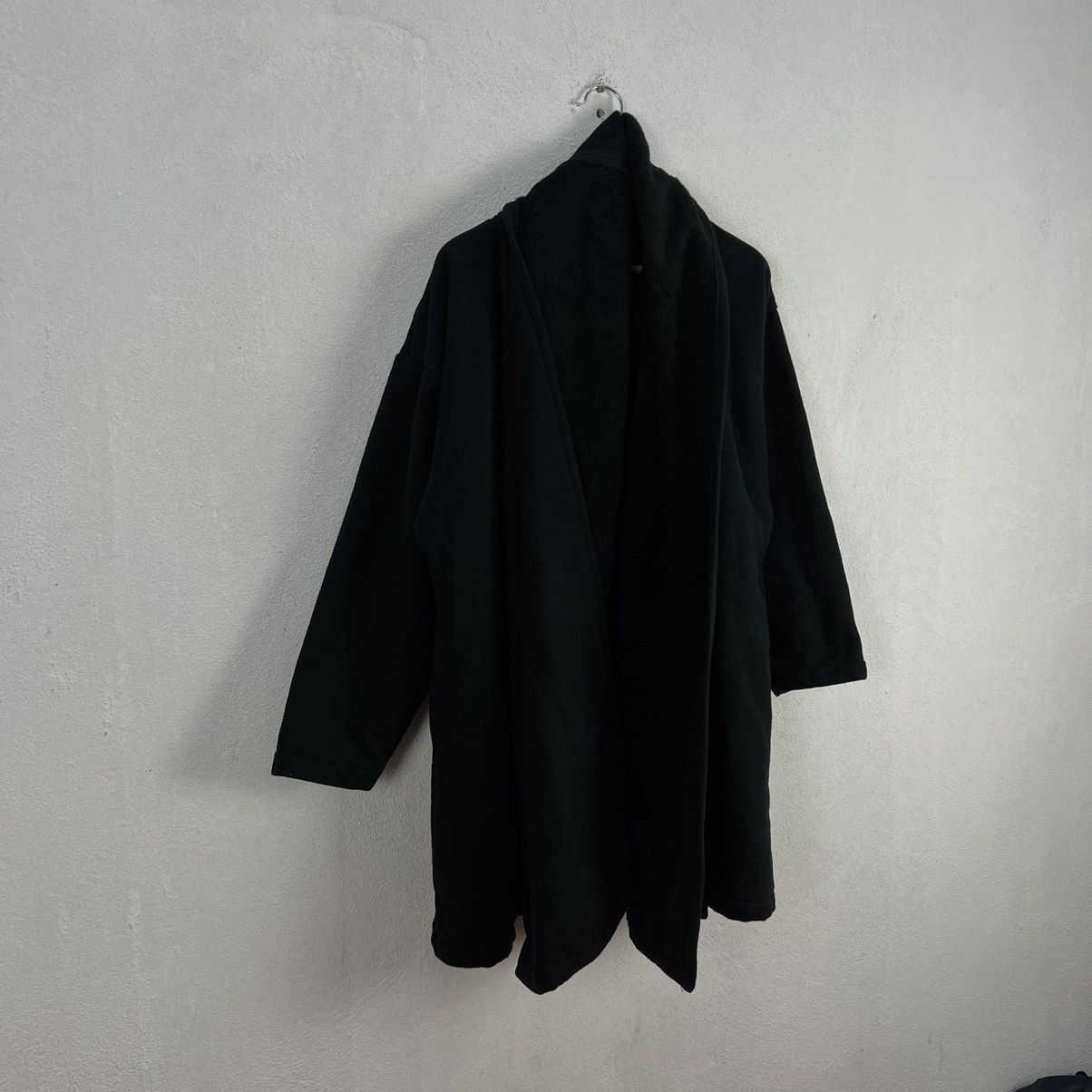Vintage ICONIC RICH BLACK LONG WOOL JACKET NORMA KAMALI Size M / US 6-8 / IT 42-44 - 2 Thumbnail