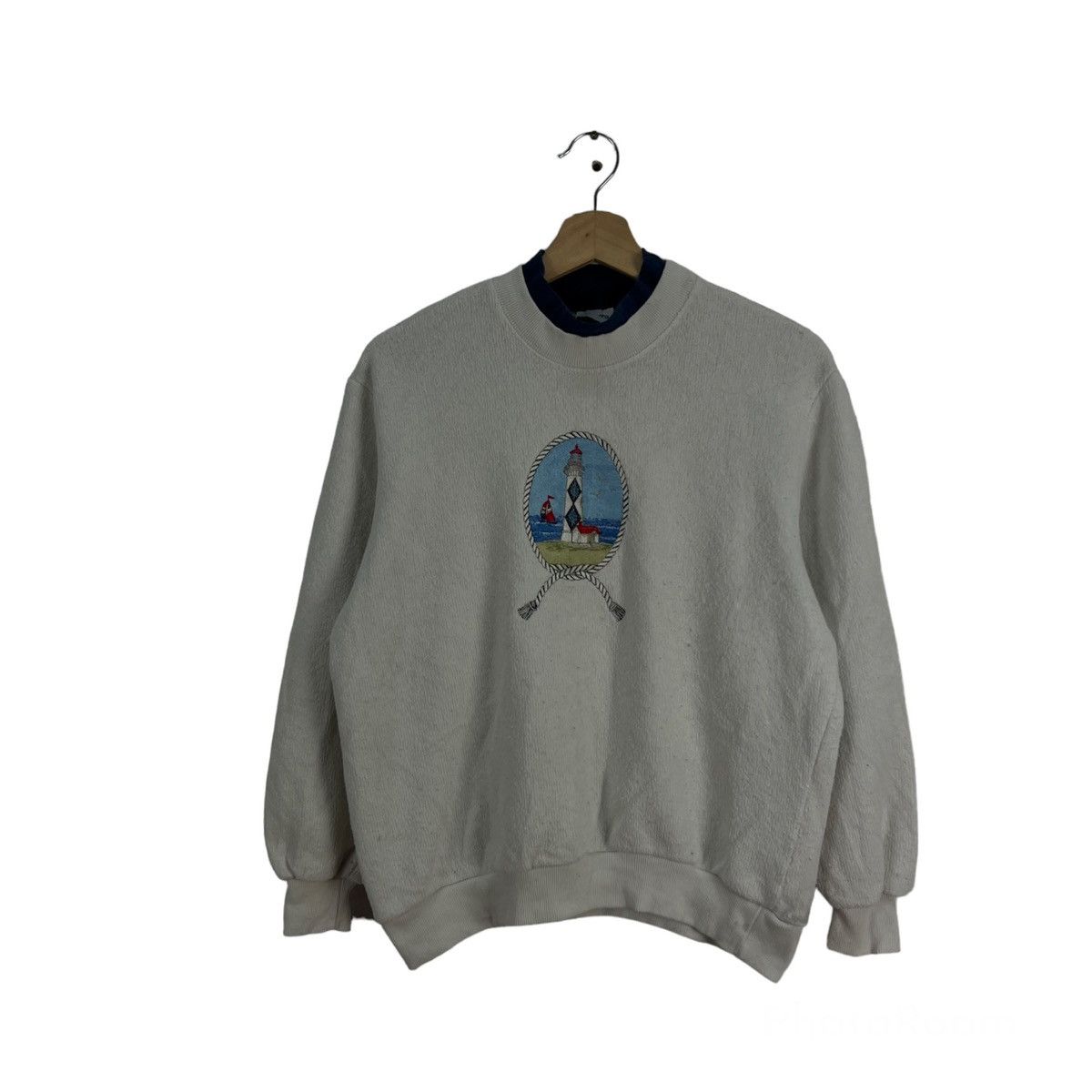 Japanese Brand VINTAGE DOUBLE COLLAR SWEATSHIRT CREWNECK BON WORTH BIG LOGO Size US M / EU 48-50 / 2 - 1 Thumbnail