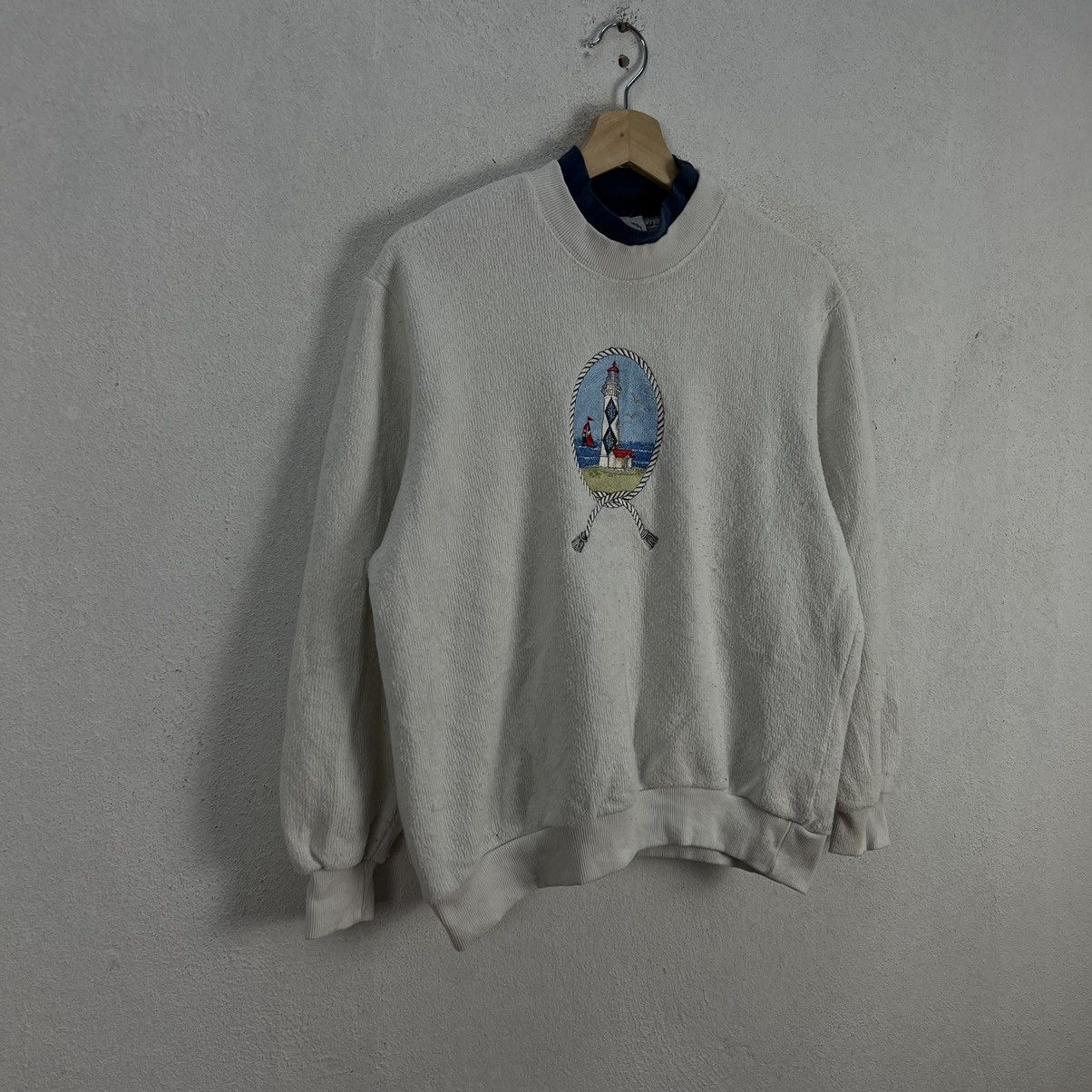 Japanese Brand VINTAGE DOUBLE COLLAR SWEATSHIRT CREWNECK BON WORTH BIG LOGO Size US M / EU 48-50 / 2 - 2 Thumbnail