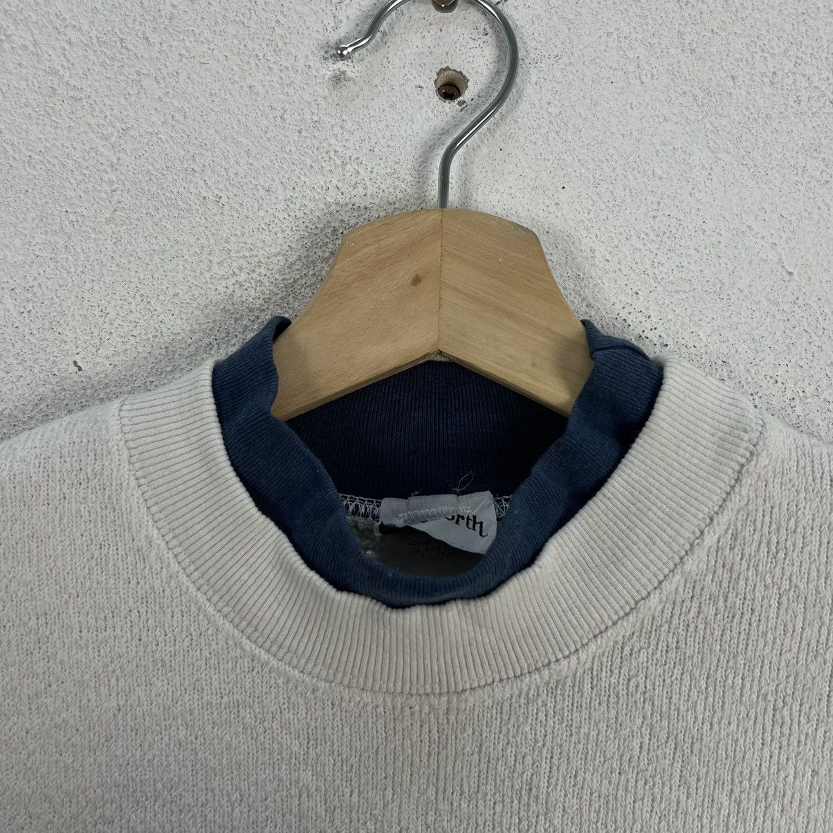Japanese Brand VINTAGE DOUBLE COLLAR SWEATSHIRT CREWNECK BON WORTH BIG LOGO Size US M / EU 48-50 / 2 - 6 Thumbnail