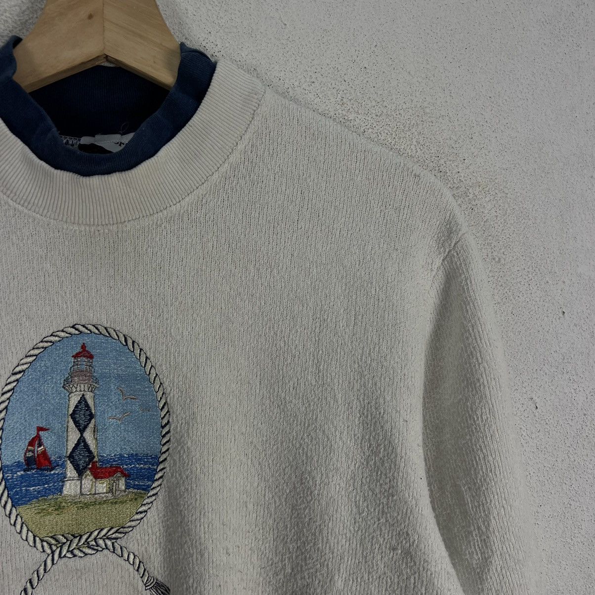 Japanese Brand VINTAGE DOUBLE COLLAR SWEATSHIRT CREWNECK BON WORTH BIG LOGO Size US M / EU 48-50 / 2 - 4 Thumbnail