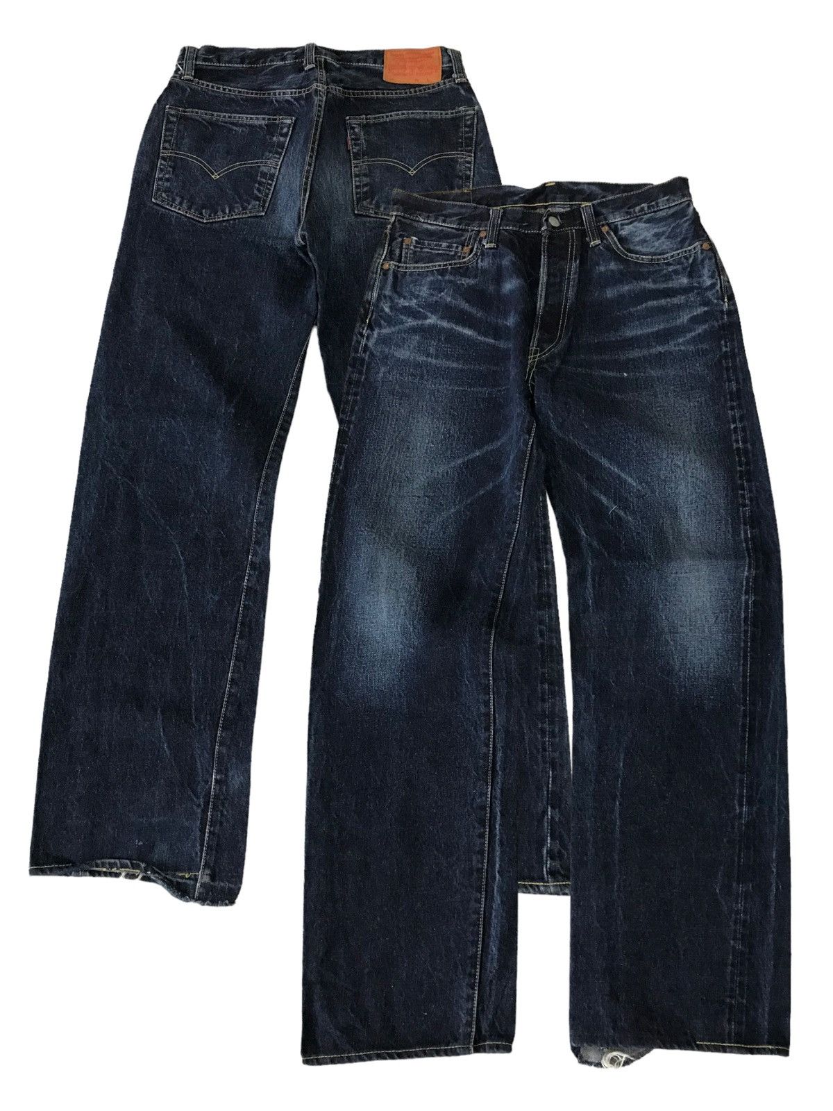 Japanese Brand Japan Brand Porky’s Original Selvedge Blue Distressed