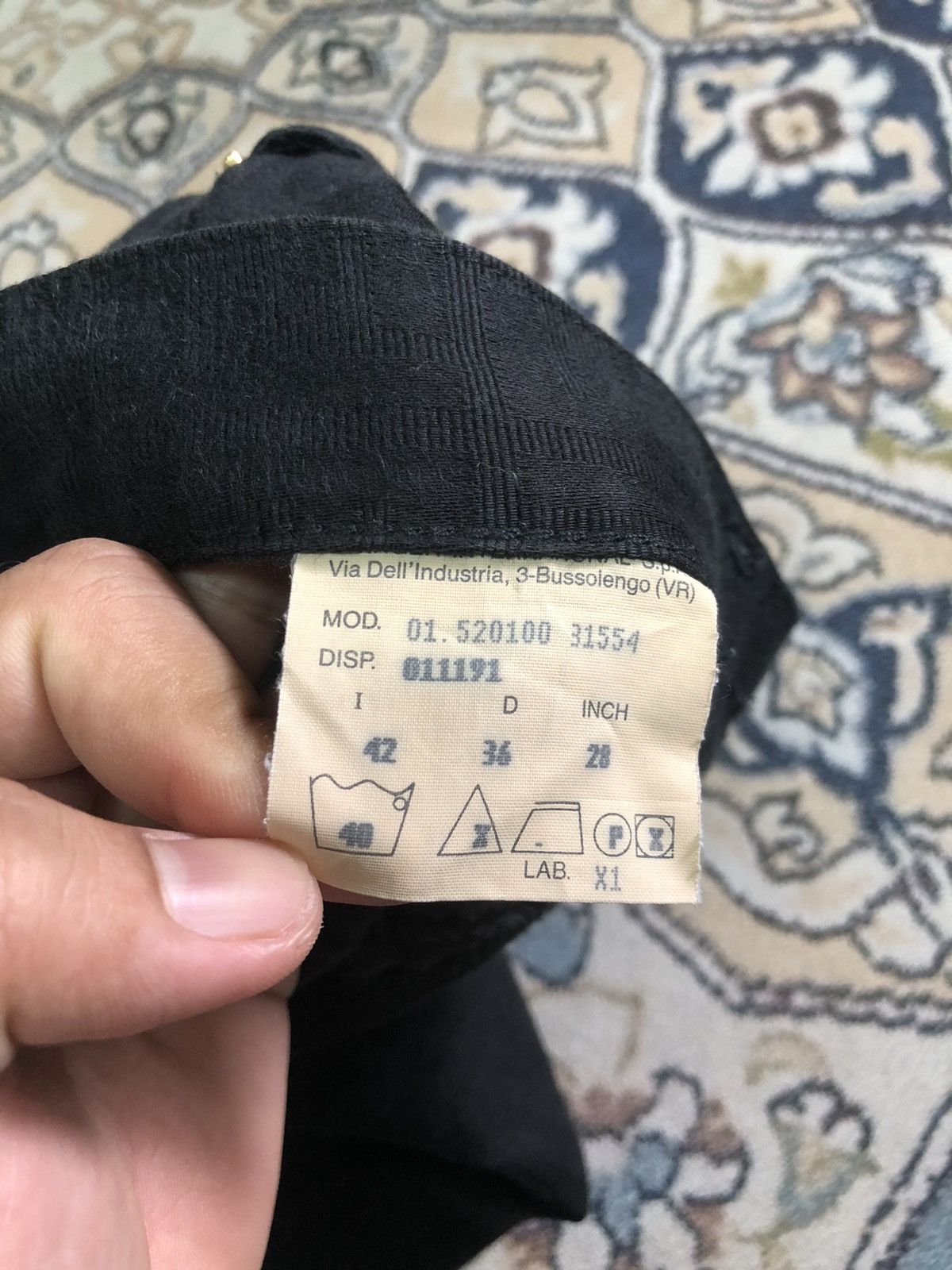 Fendi Vintage 90s Fendi Zucca Monogram Black High Waist Pants Size 28" / US 6 / IT 42 - 13 Thumbnail