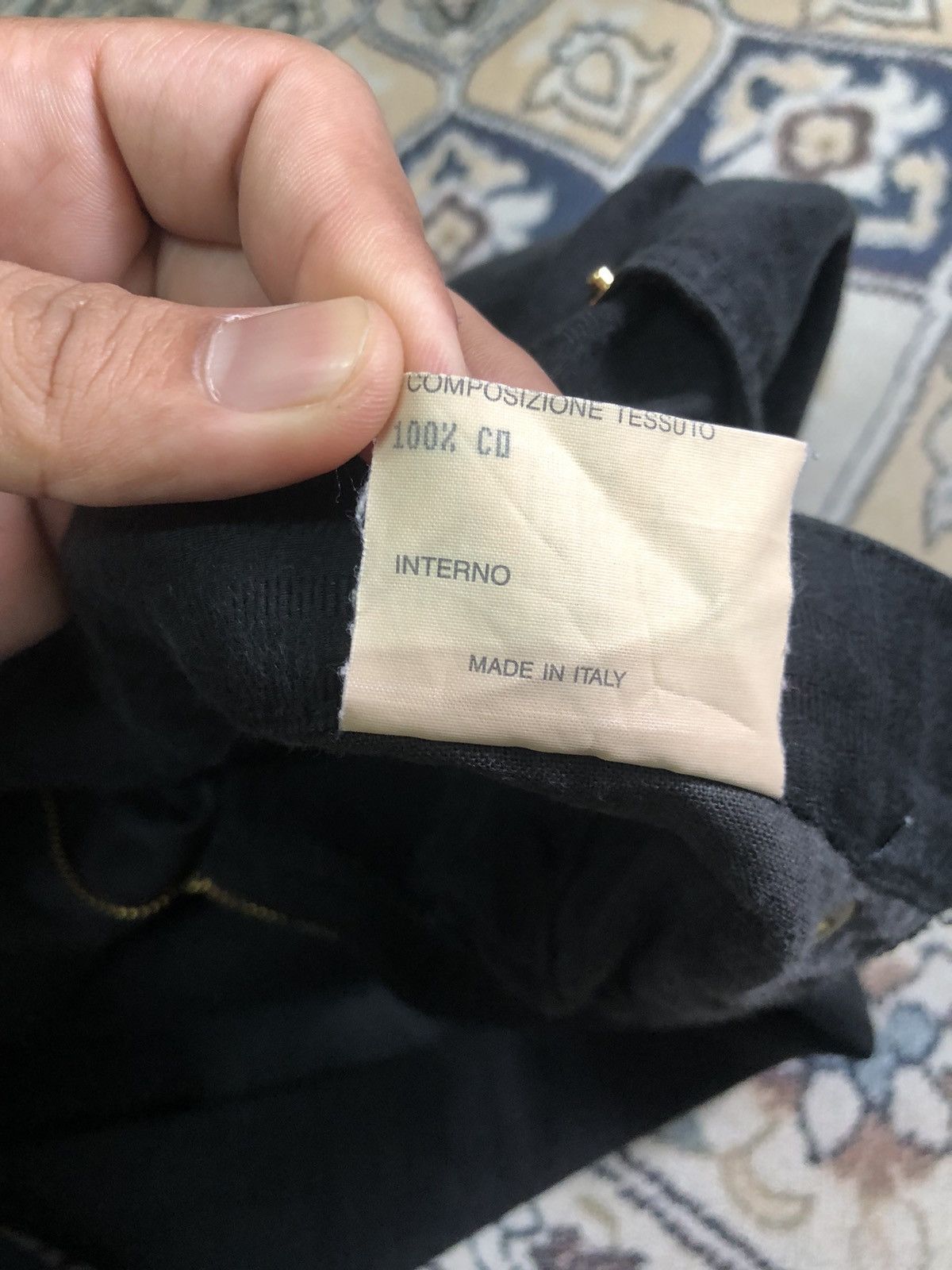 Fendi Vintage 90s Fendi Zucca Monogram Black High Waist Pants Size 28" / US 6 / IT 42 - 14 Thumbnail