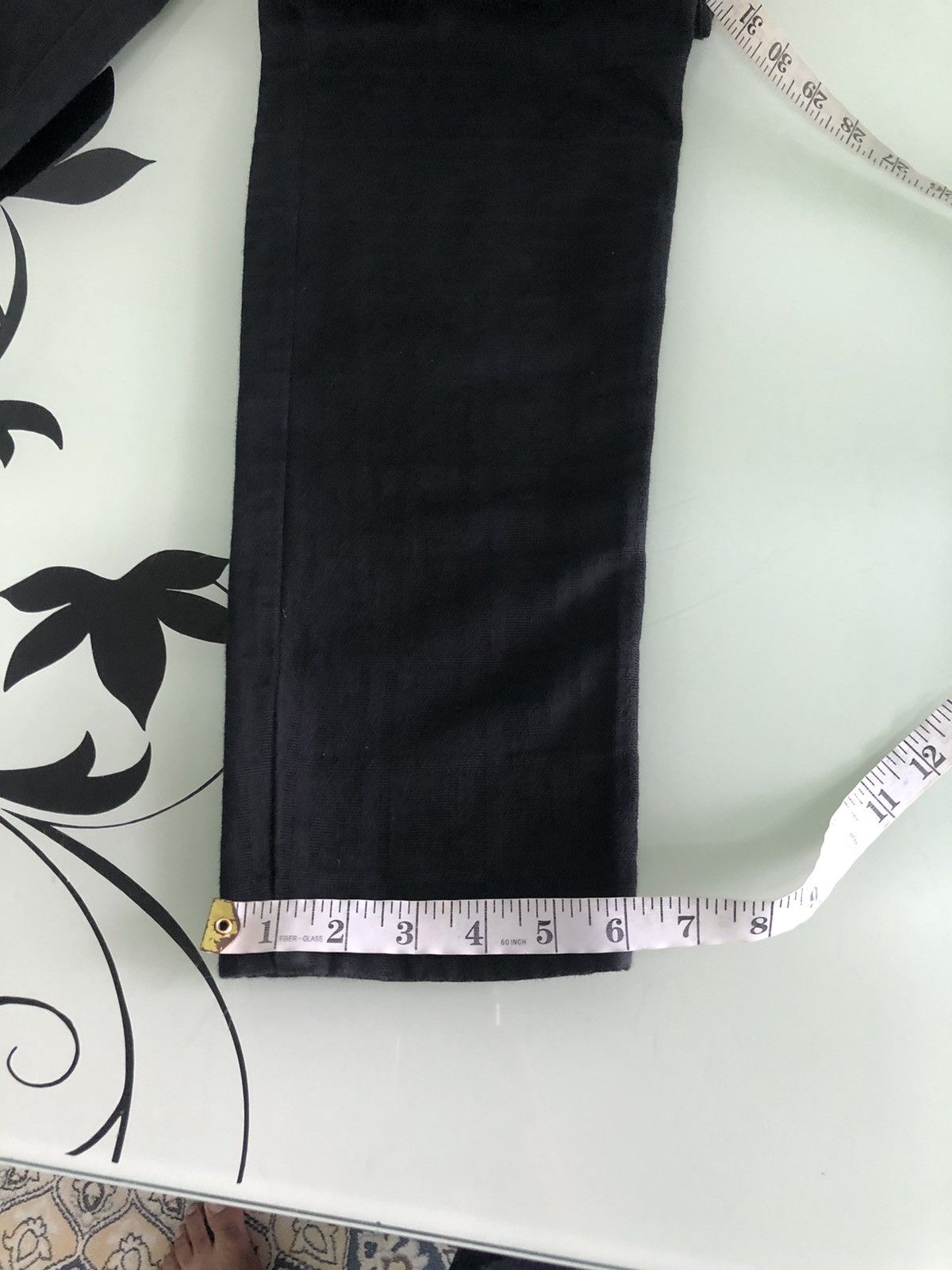 Fendi Vintage 90s Fendi Zucca Monogram Black High Waist Pants Size 28" / US 6 / IT 42 - 23 Thumbnail