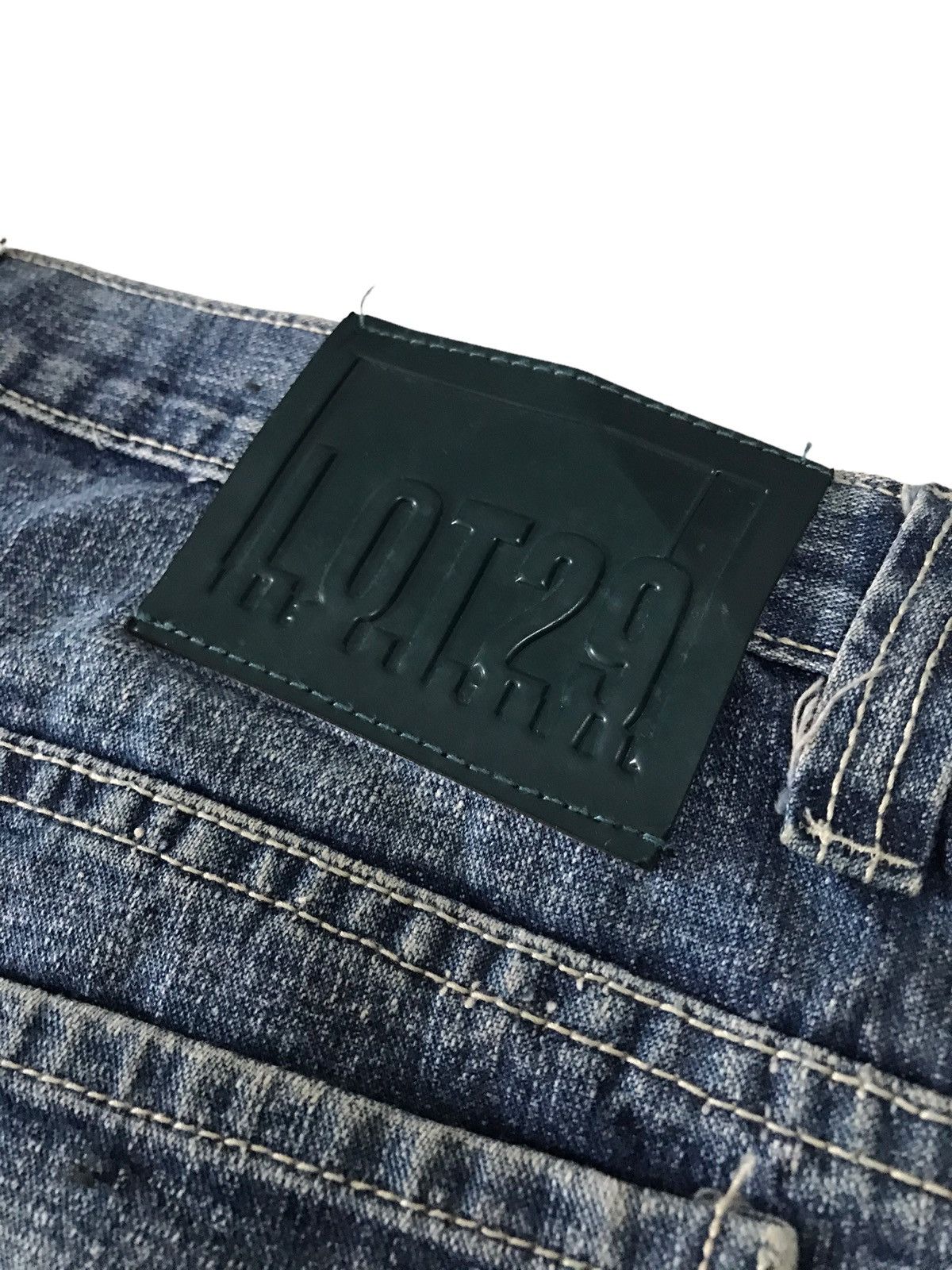 Beauty Beast Baggy🔥Lot 29 Tazmania Hip Hop Embroidery Denim Jeans ⚡️ Size US 35 - 14 Thumbnail
