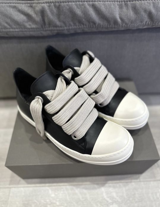 Rick Owens RICK OWENS RAMONE SNEAKER JUMBO LACE LOW Grailed