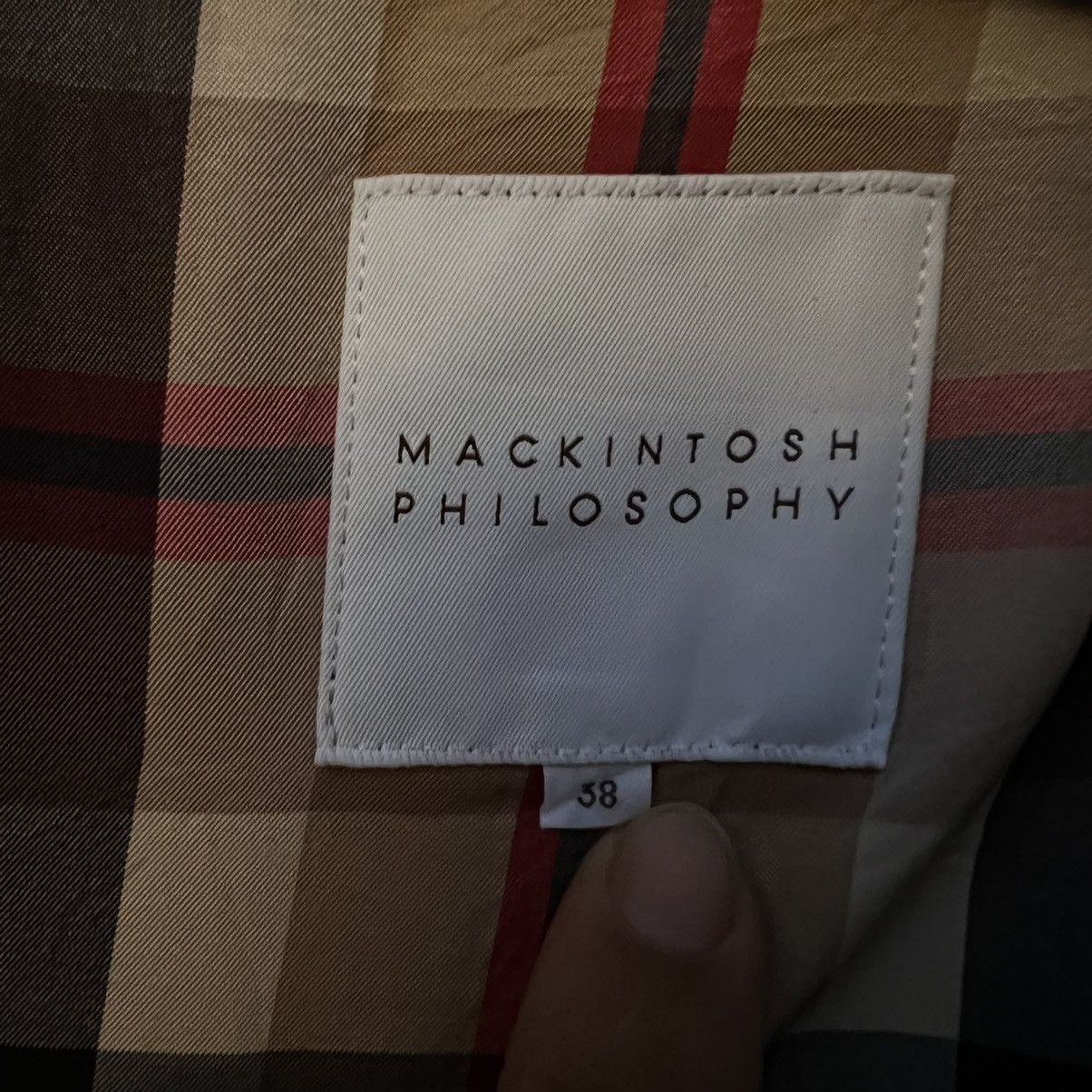 Japanese Brand TARTAN DESIGN LINING ZIPPER JACKET MACKINTOSH PHILOSOPHY Size US M / EU 48-50 / 2 - 13 Thumbnail